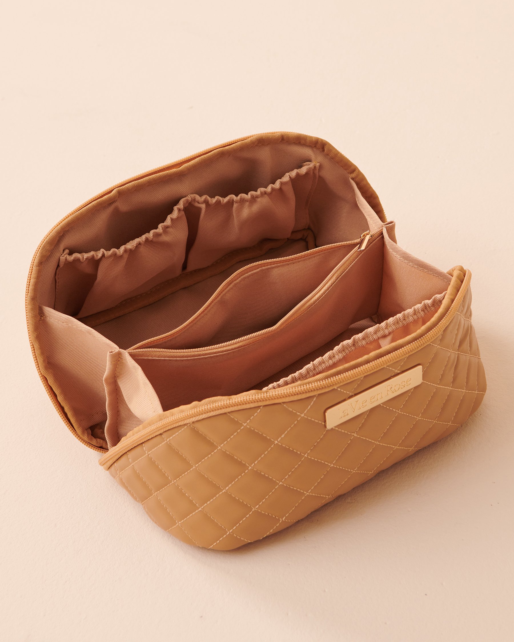 LA VIE EN ROSE Sac à cosmétiques Caramel salé 40700305 - Voir2