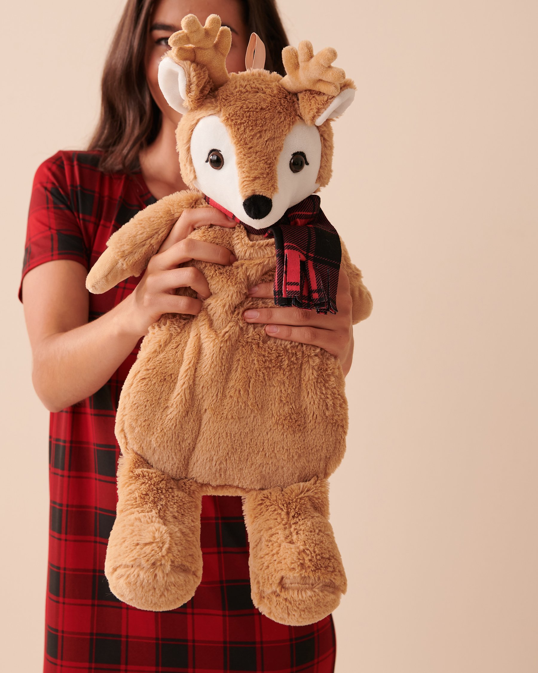 LA VIE EN ROSE Deer Hot Water Bottle Salted Caramel 40700288 - View1