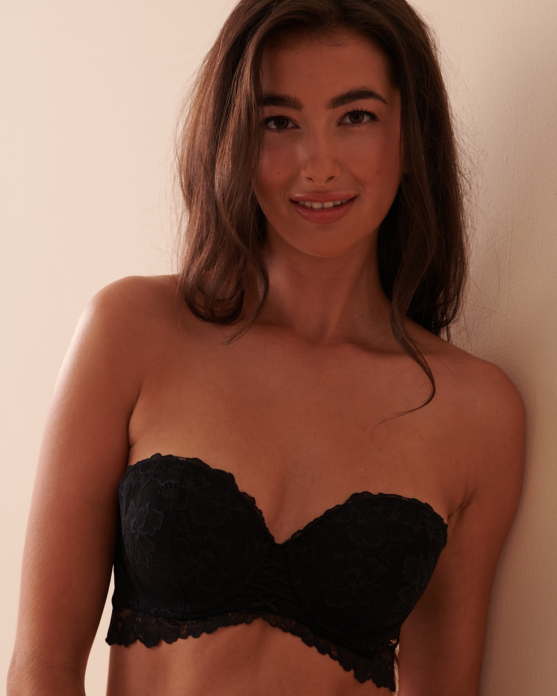 LA VIE EN ROSE Soutien-gorge push-up sans bretelles demi-buste Nuit étoilée 10300128 - Voir4