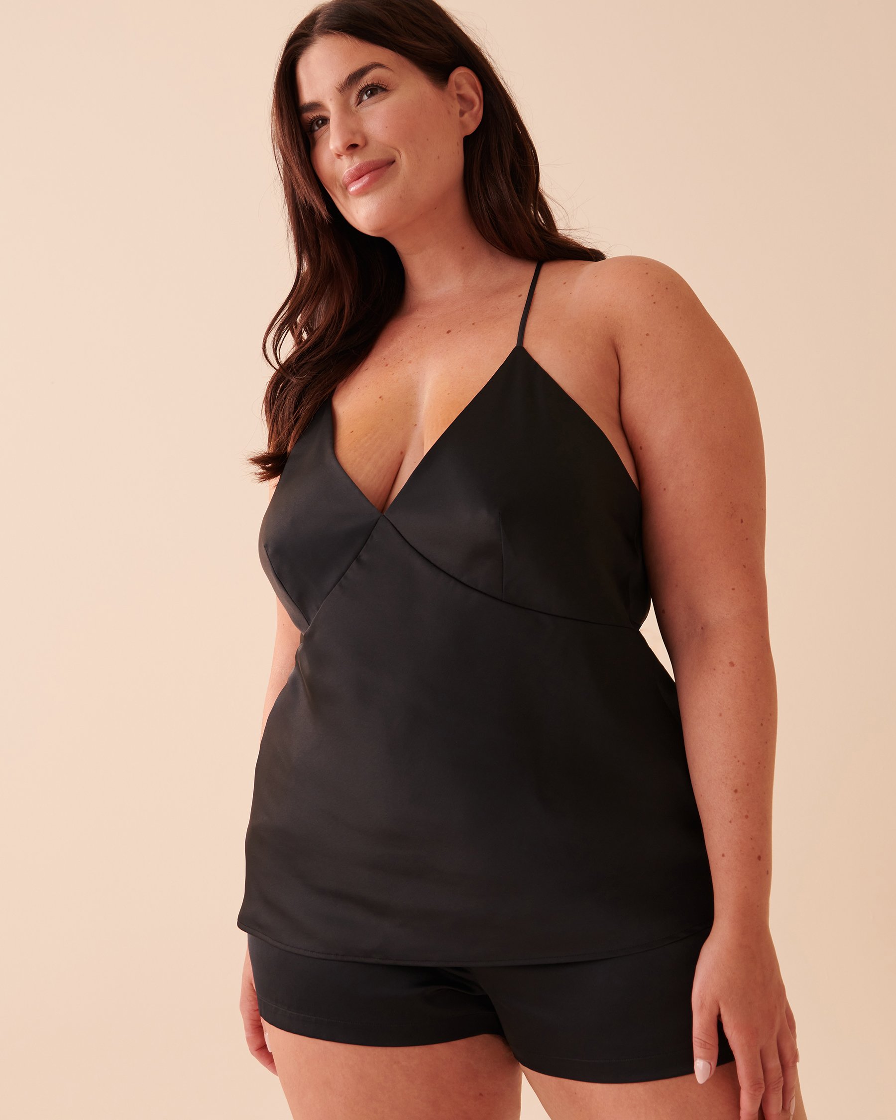 LA VIE EN ROSE Satin Cami Starry Night 60100083 - View1