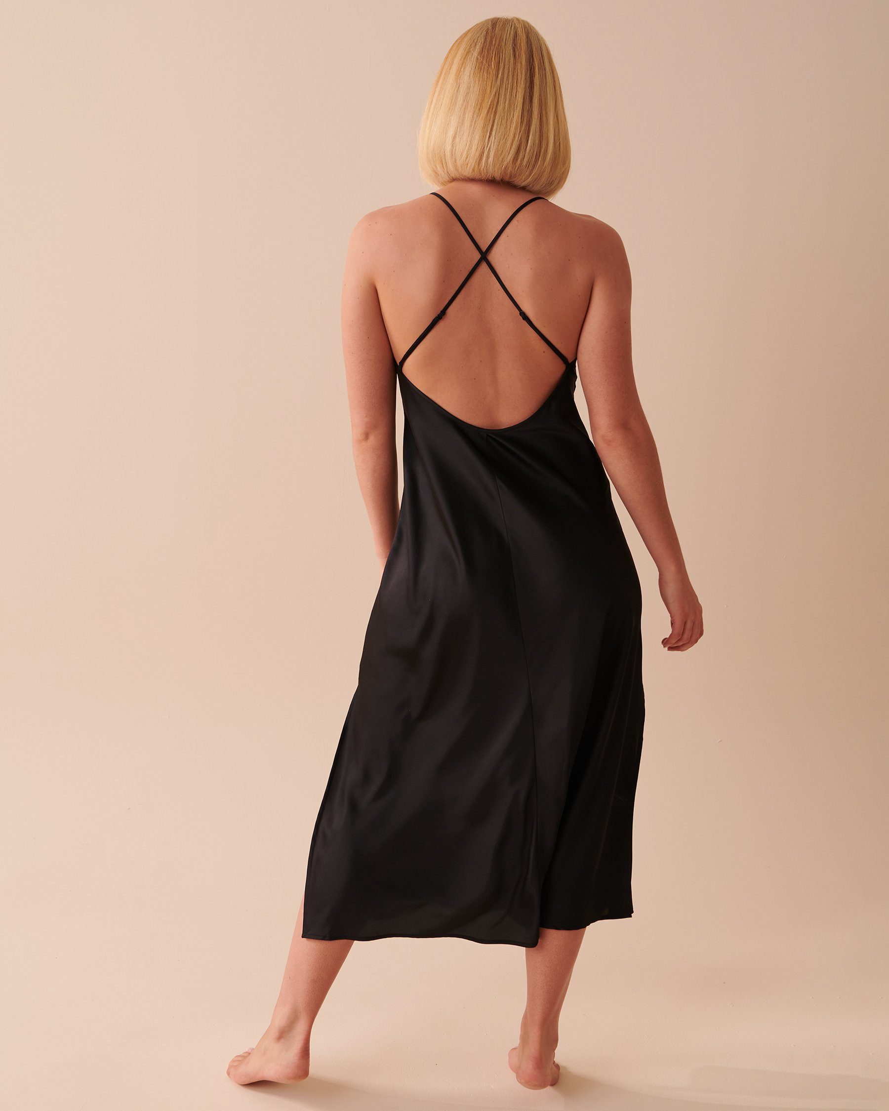 LA VIE EN ROSE Satin Nightie Starry Night 60500121 - View2