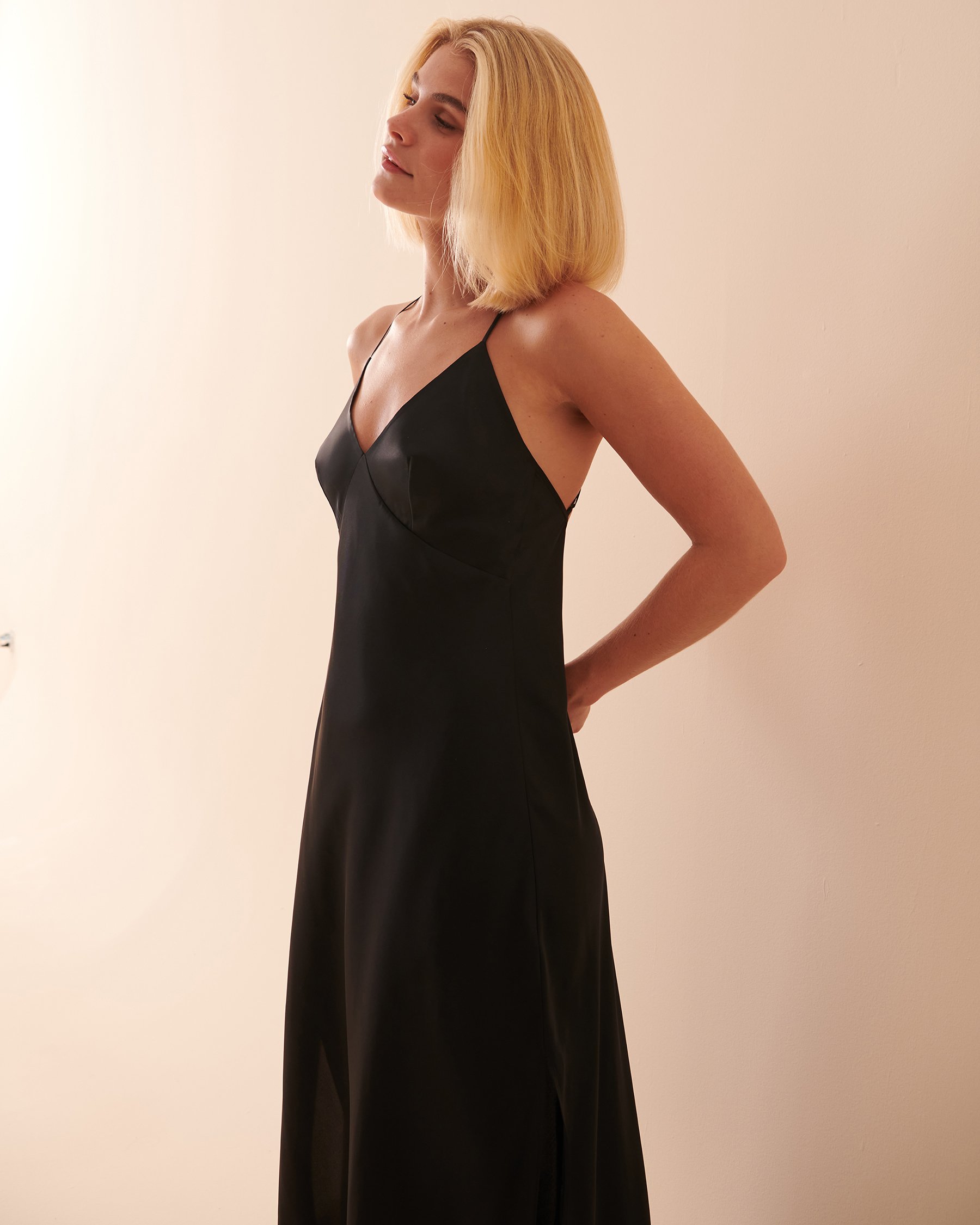 LA VIE EN ROSE Satin Nightie Starry Night 60500121 - View4