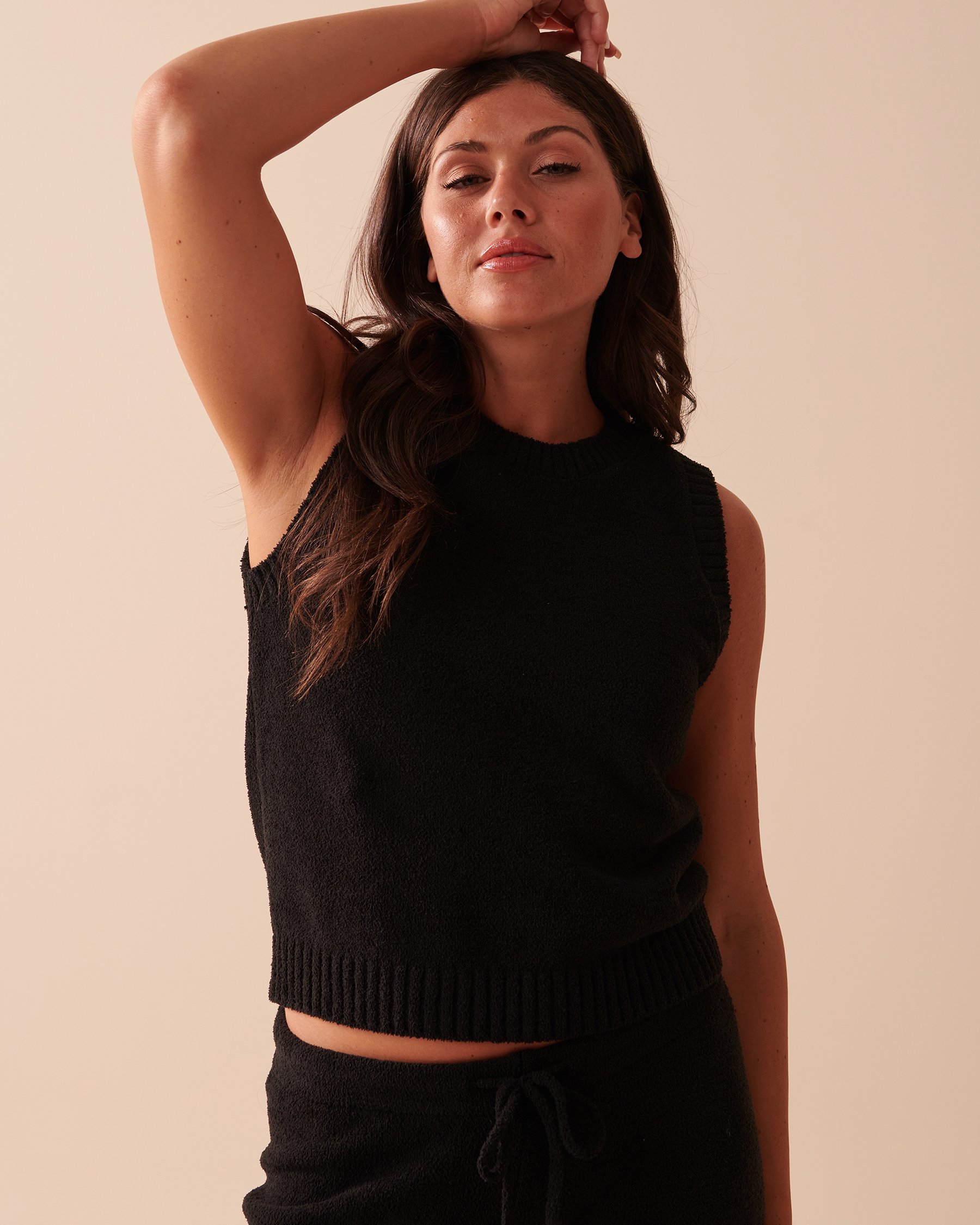 LA VIE EN ROSE Camisole en chenille Nuit étoilée 50100075 - Voir1