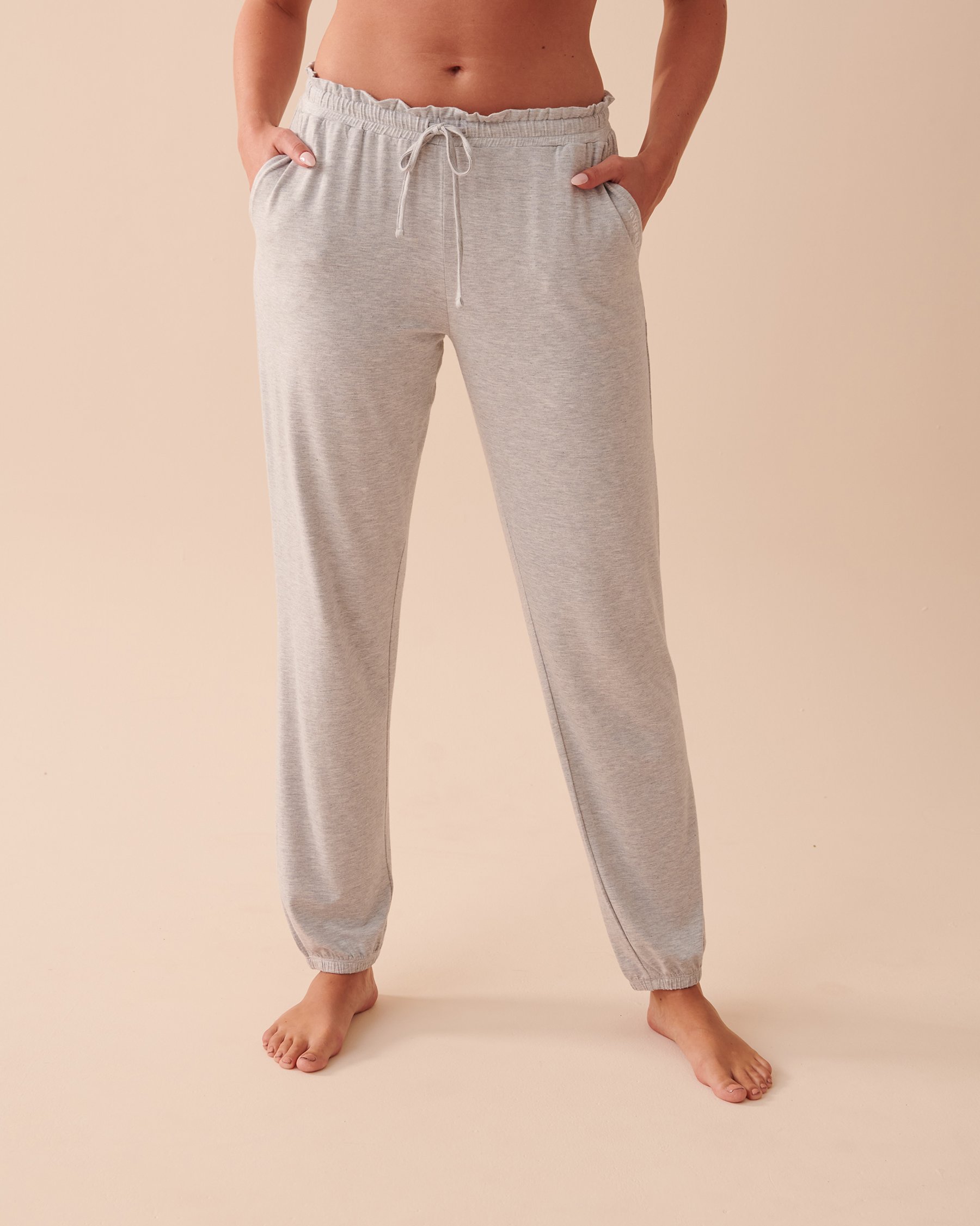 LA VIE EN ROSE Bamboo Jogger Pants Stardust 40200506 - View1