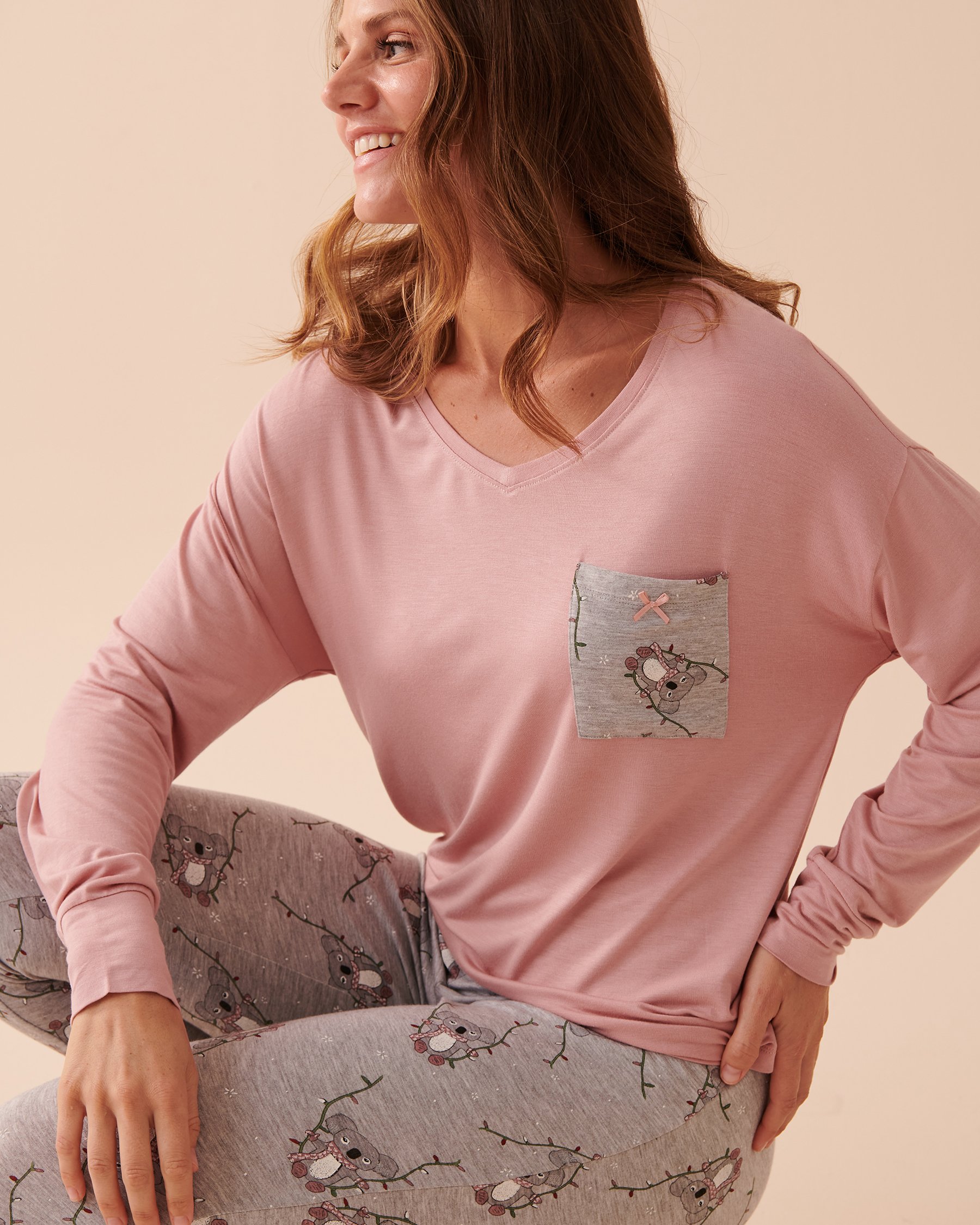 LA VIE EN ROSE Animal PJ Set Winter Koala 40400058 - View2