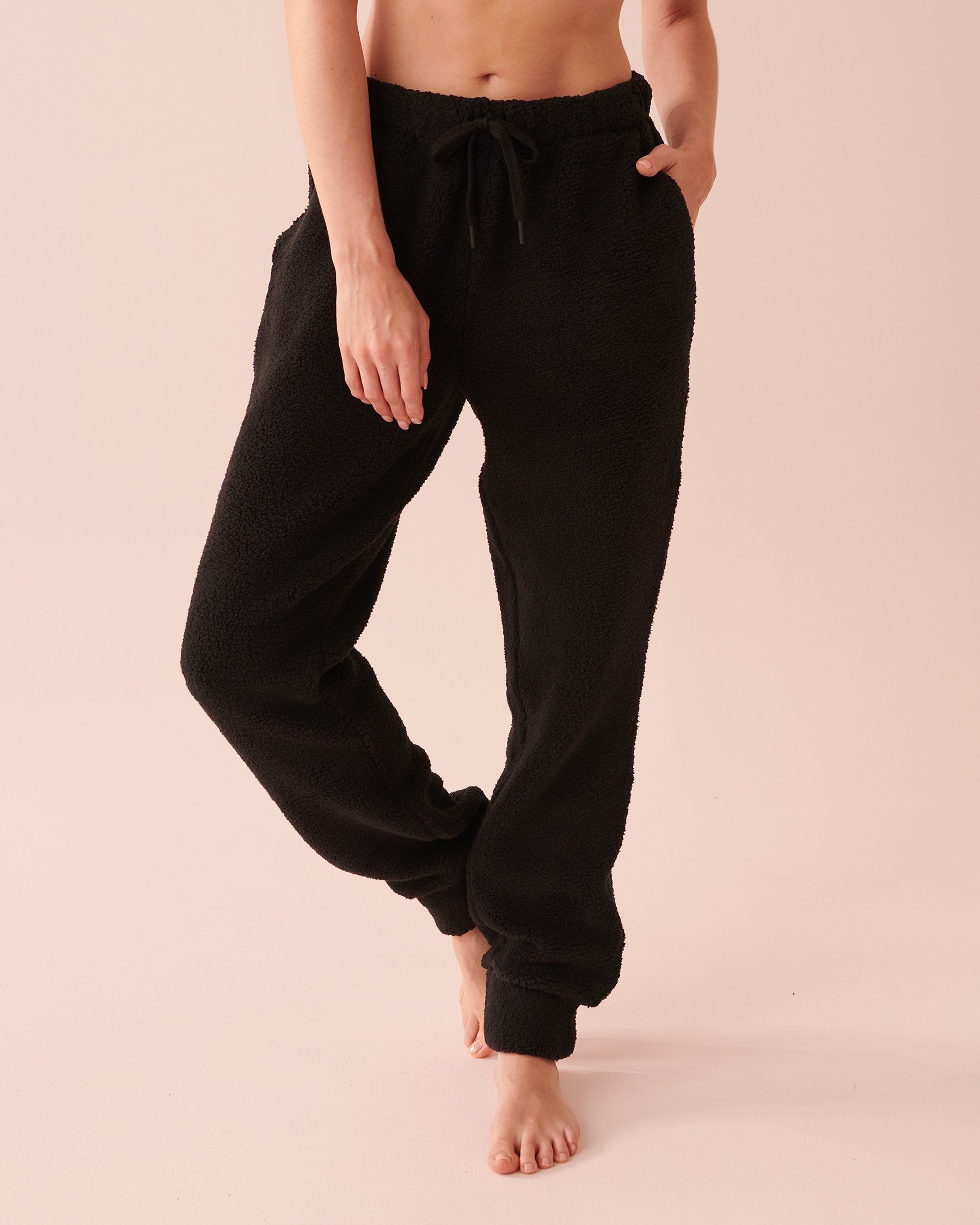 LA VIE EN ROSE Ensemble pyjama en pelage d'ourson Nuit étoilée 40400062 - Voir4