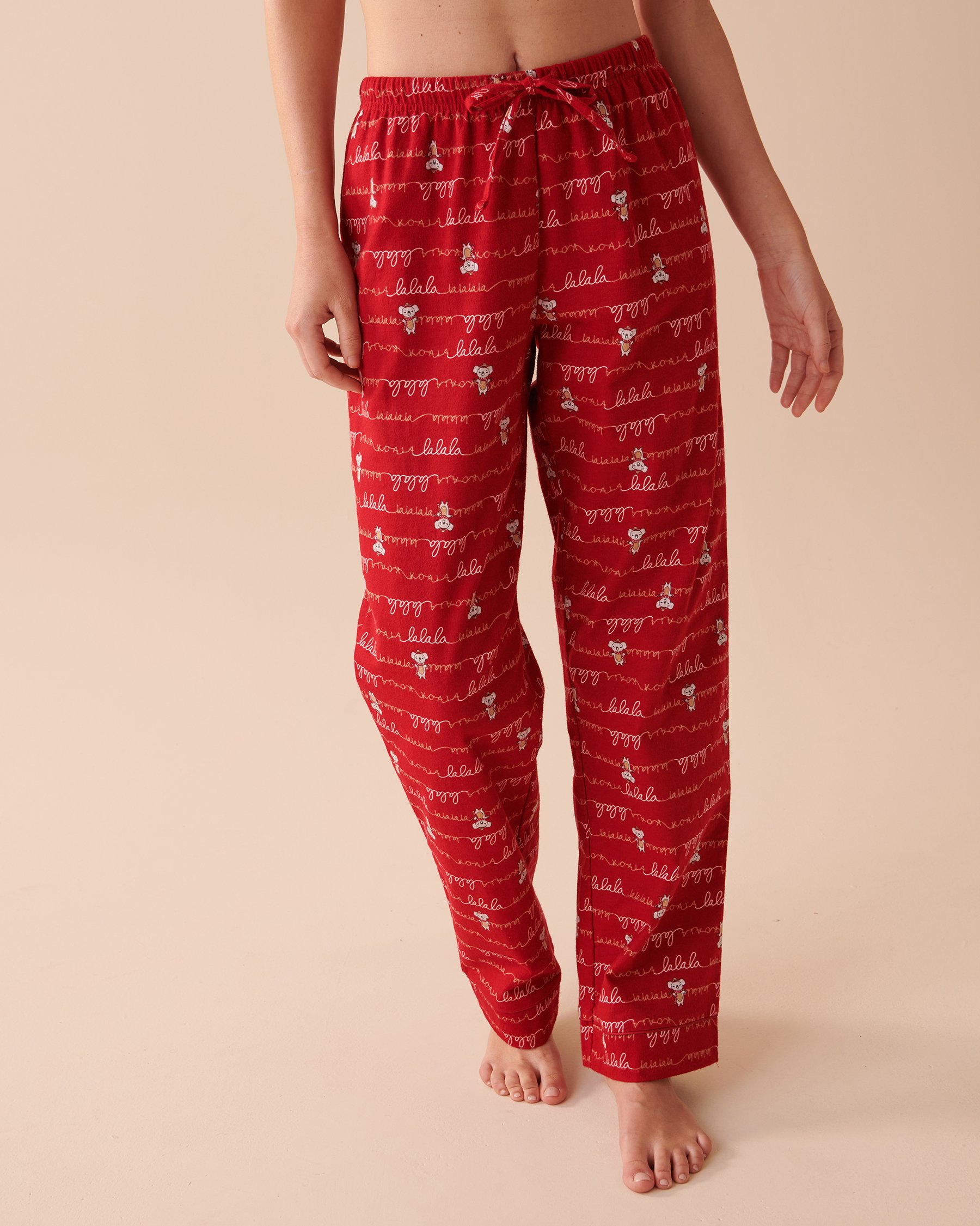 LA VIE EN ROSE Animal Flannel PJ Set Koalalala 40400055 - View4