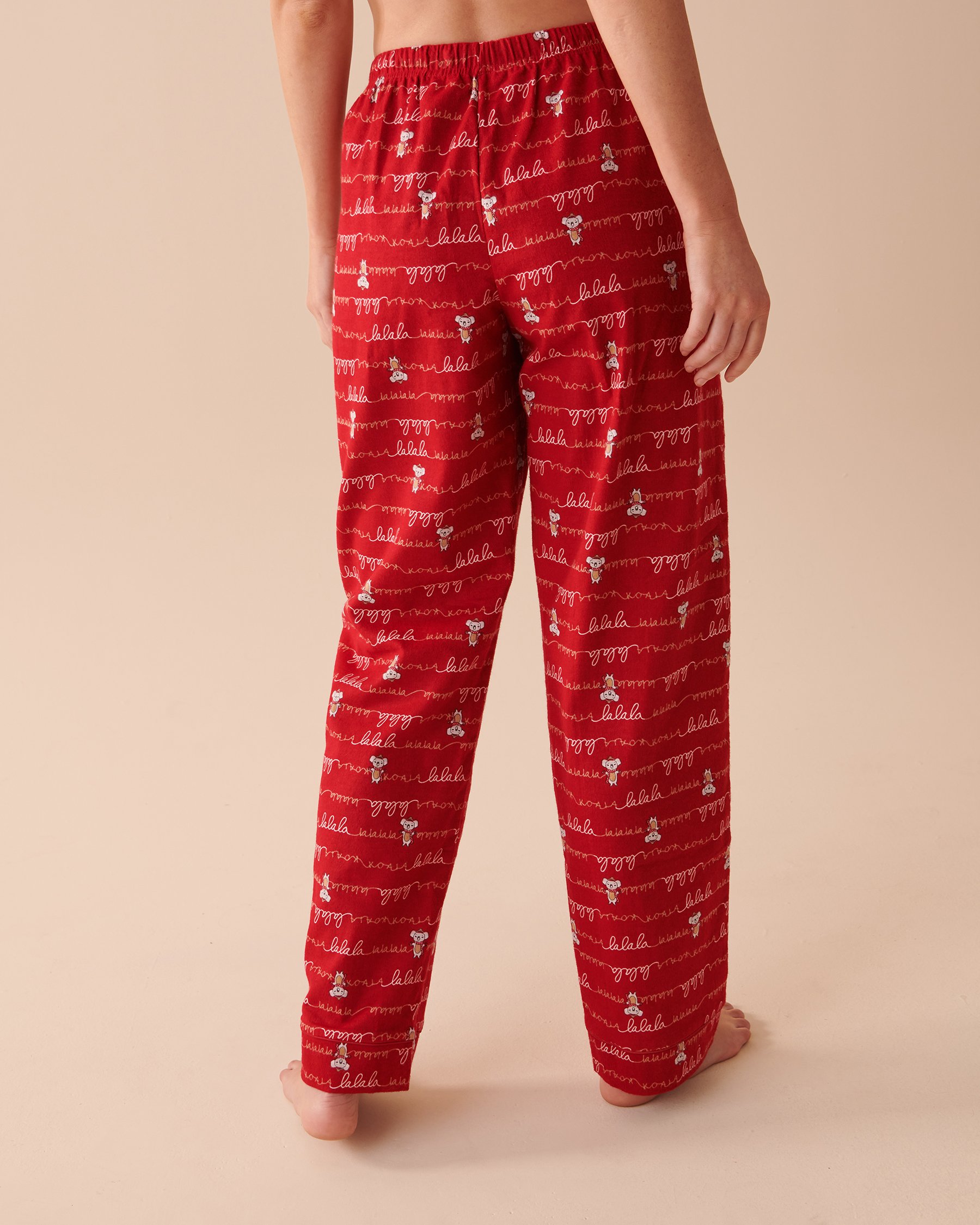 LA VIE EN ROSE Animal Flannel PJ Set Koalalala 40400055 - View5