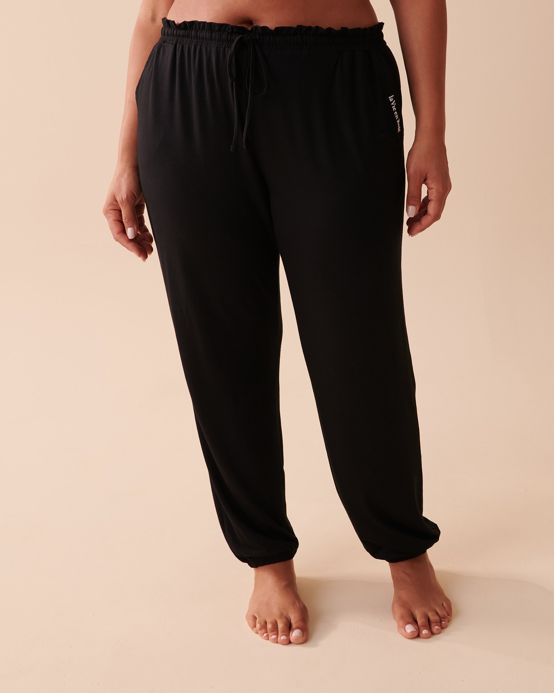 LA VIE EN ROSE Bamboo Jogger Pants Starry Night 40200506 - View4