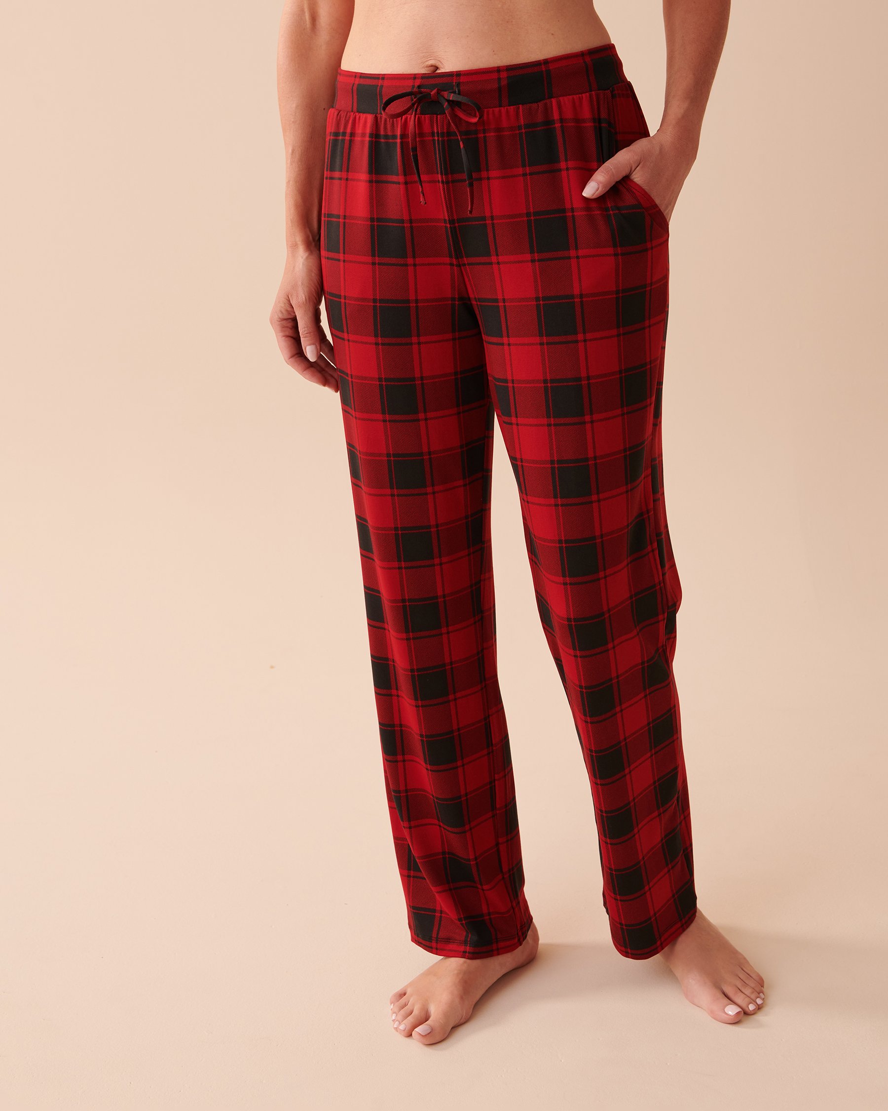 LA VIE EN ROSE Buffalo Plaid Super Soft Pajama Pants Buffalo Plaid 40200502 - View1