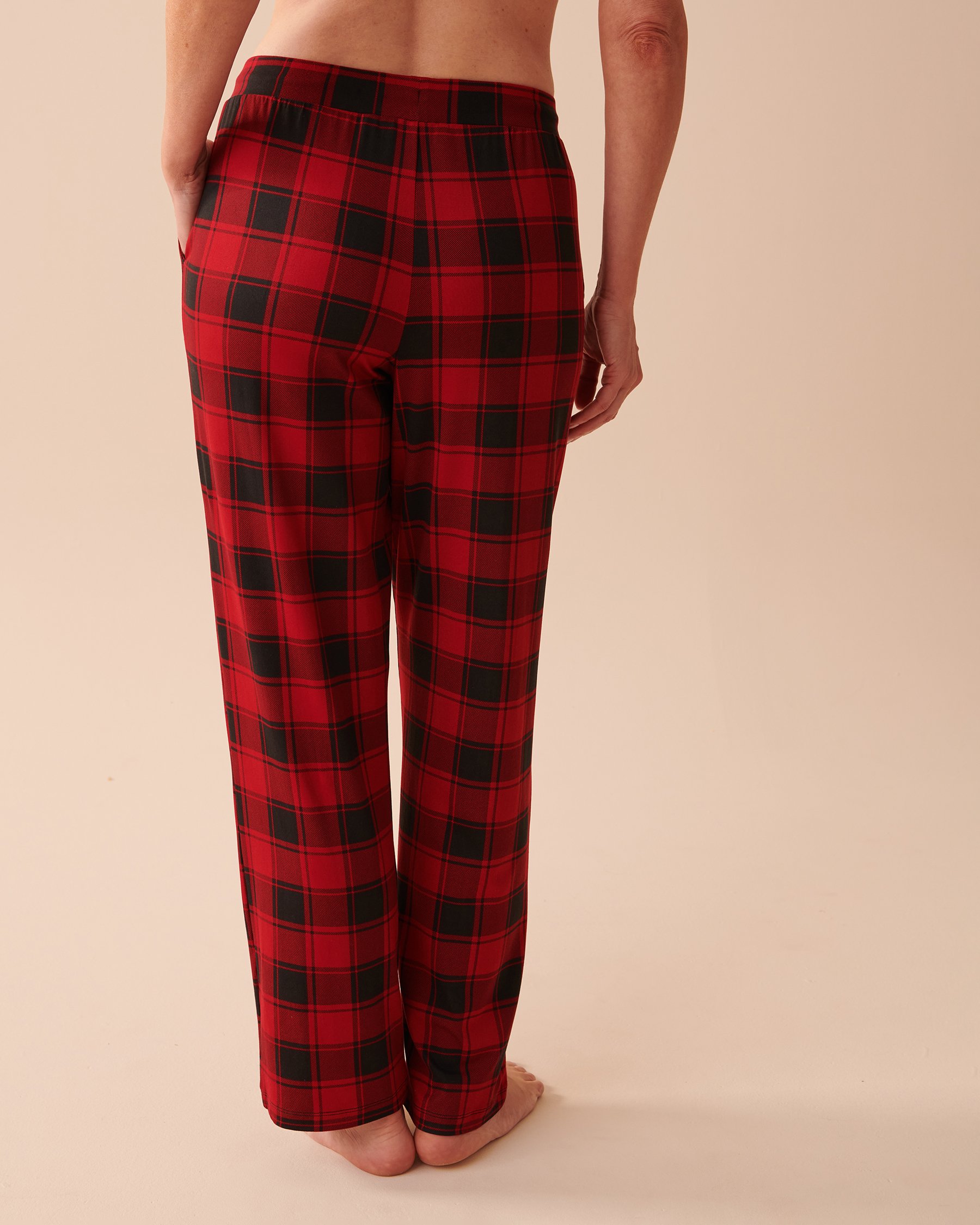 LA VIE EN ROSE Buffalo Plaid Super Soft Pajama Pants Buffalo Plaid 40200502 - View2