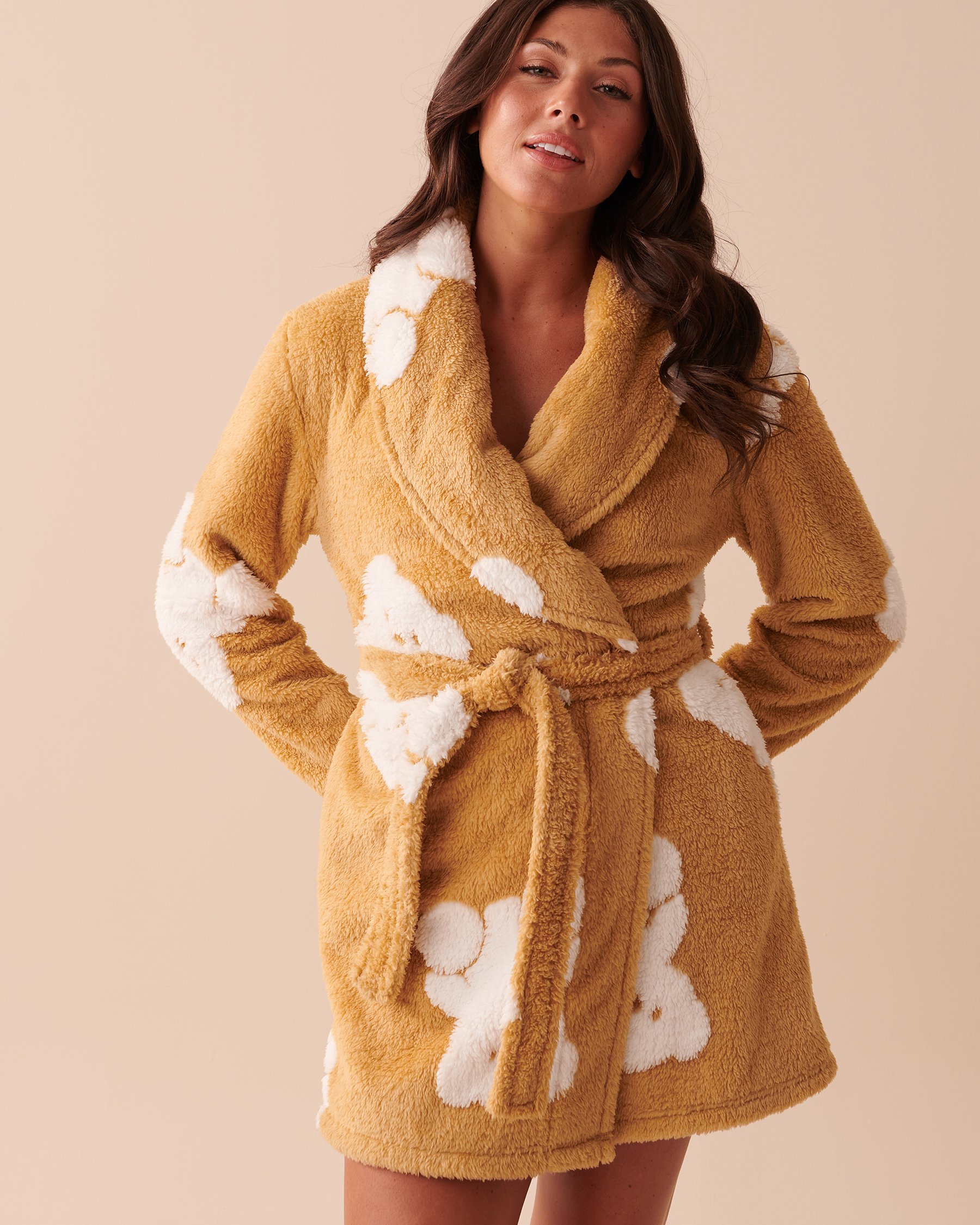 LA VIE EN ROSE Teddy Bear Soft Plush Robe Teddy Bear 40600154 - View3