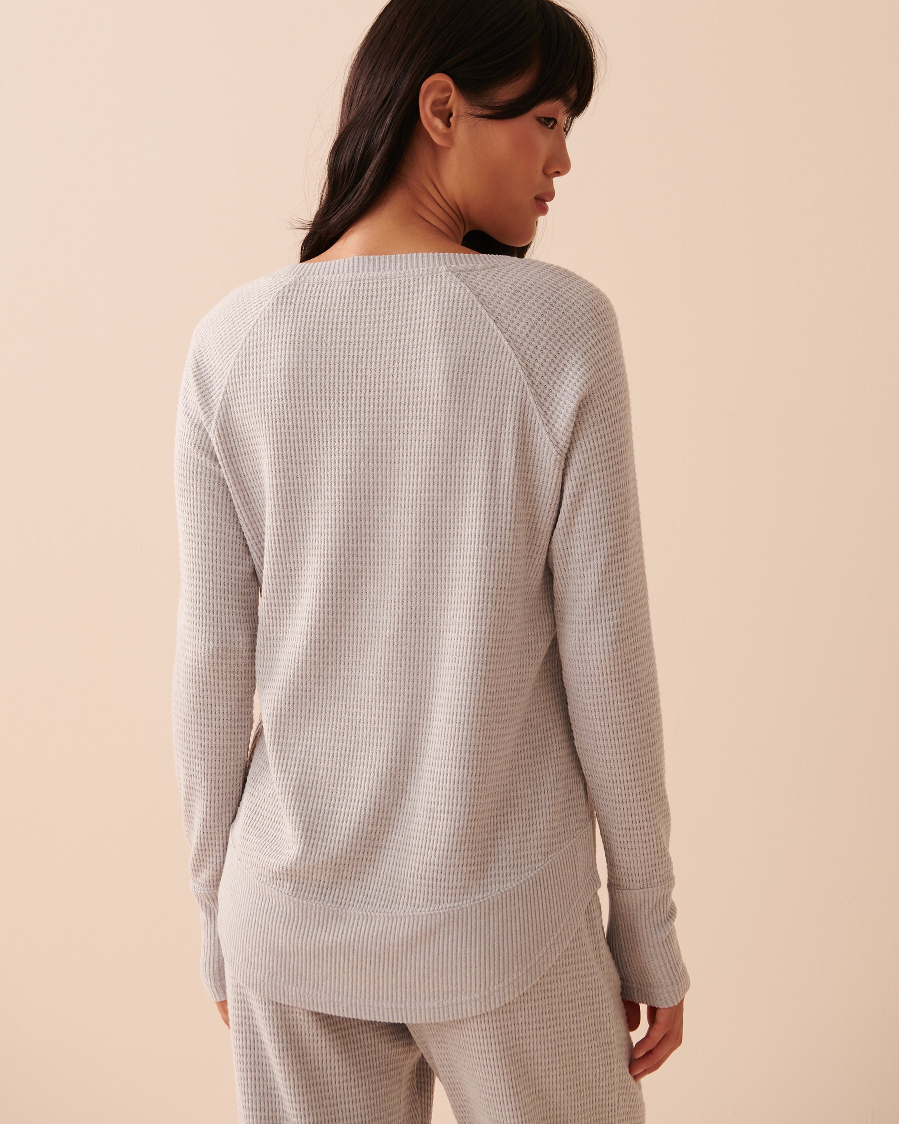 LA VIE EN ROSE Chandail manches longues en tissu gaufré Poussières d'étoiles 40100514 - View2