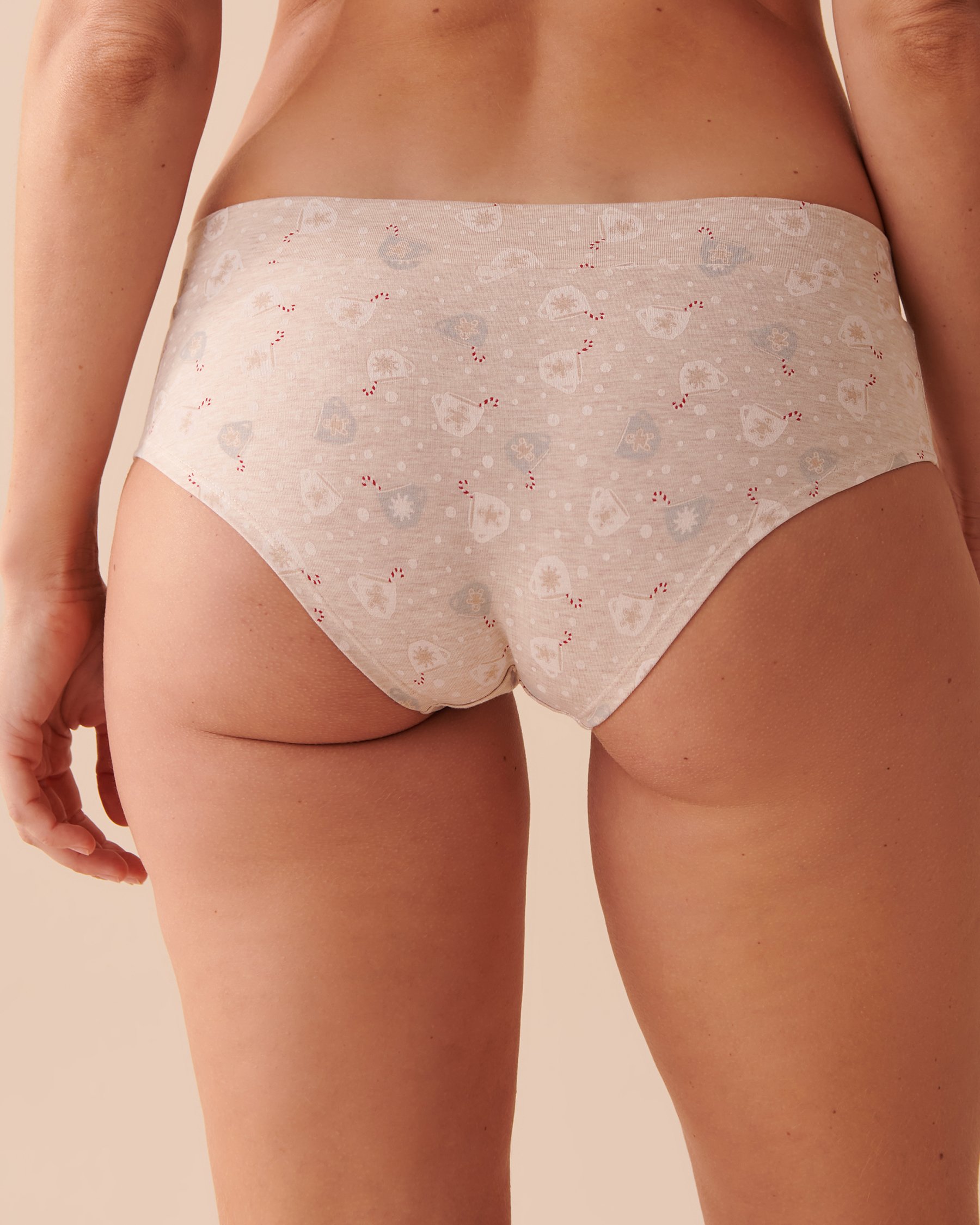 LA VIE EN ROSE Cotton Hiphugger Panty Hot Chocolate Mix 20100377 - View2