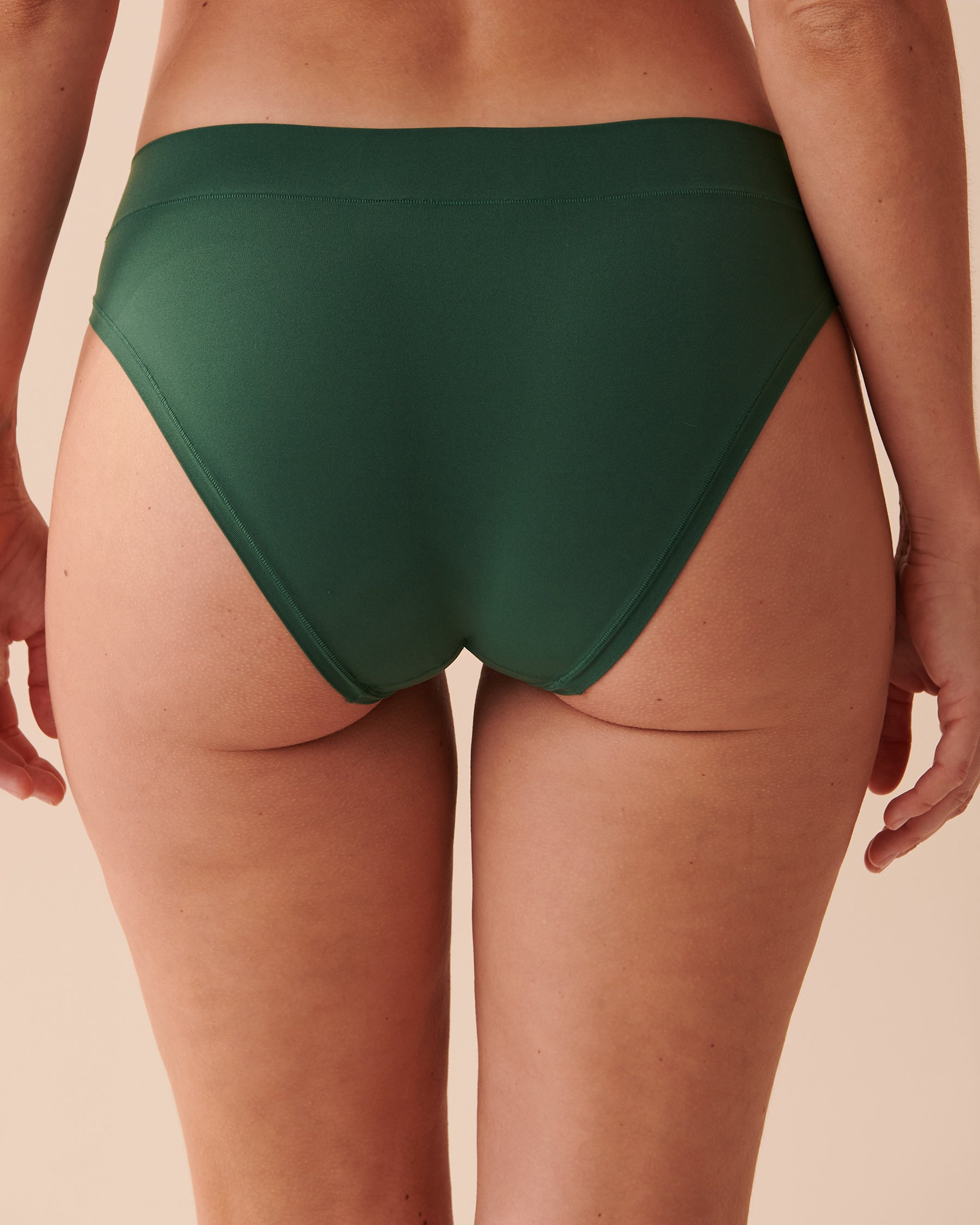 LA VIE EN ROSE Culotte bikini fit parfait Vert sapin 20200417 - Voir2