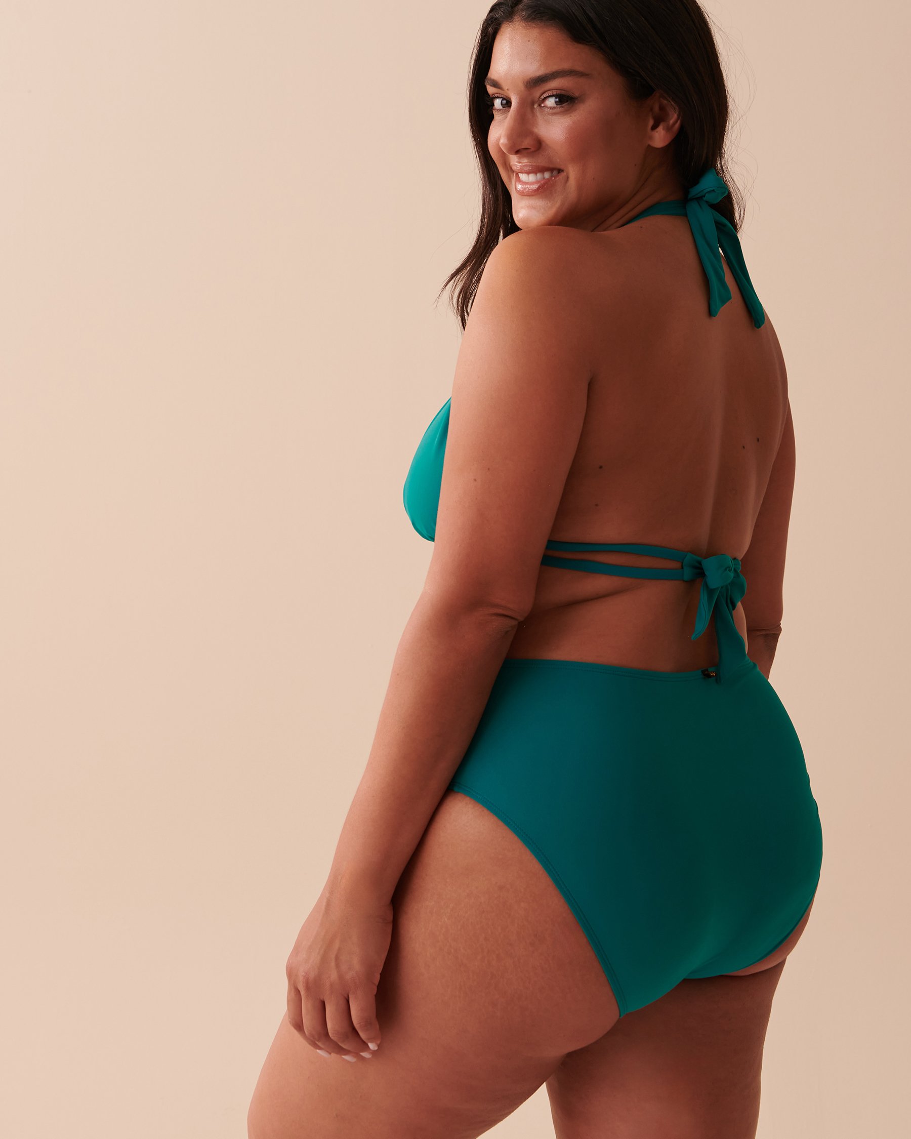 LA VIE EN ROSE AQUA Haut de bikini triangle bonnet D ARUBA Bleu lagon 70200106 - Voir2