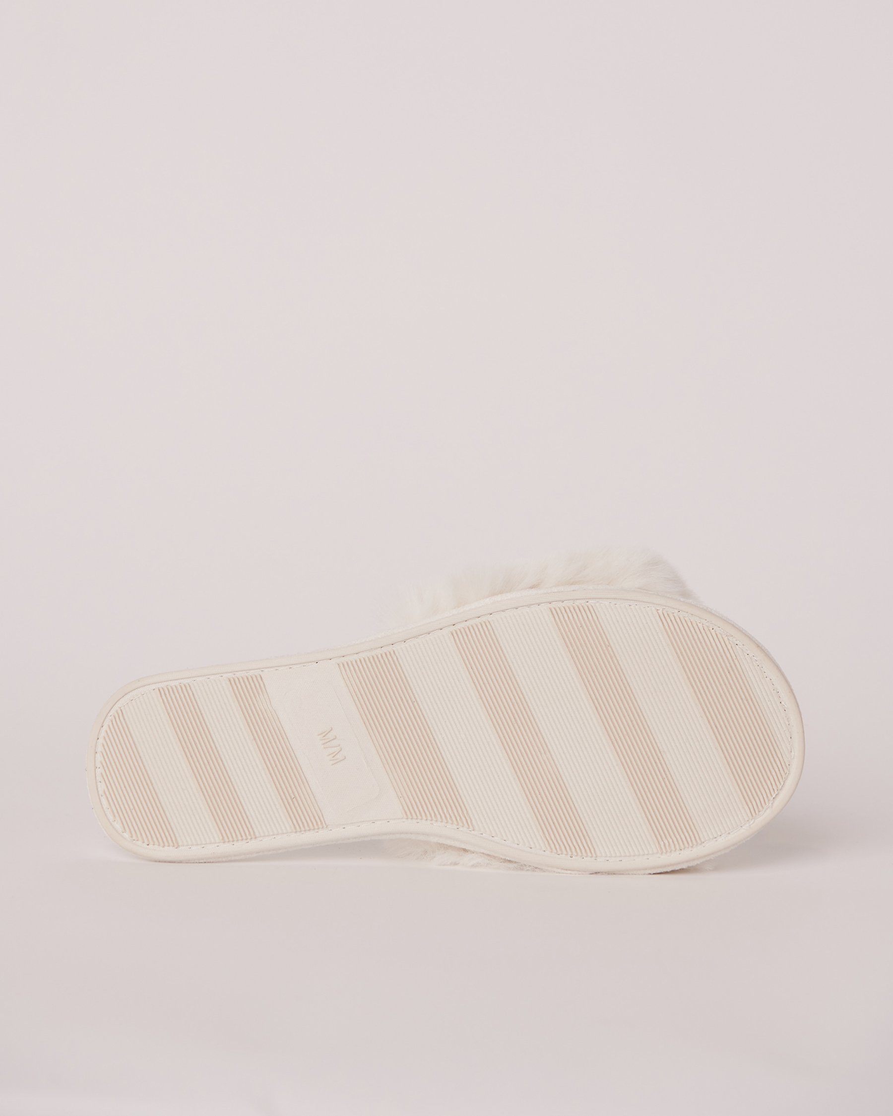 LA VIE EN ROSE Pantoufles mules ouvertes Blanc neige 40700255 - Voir5