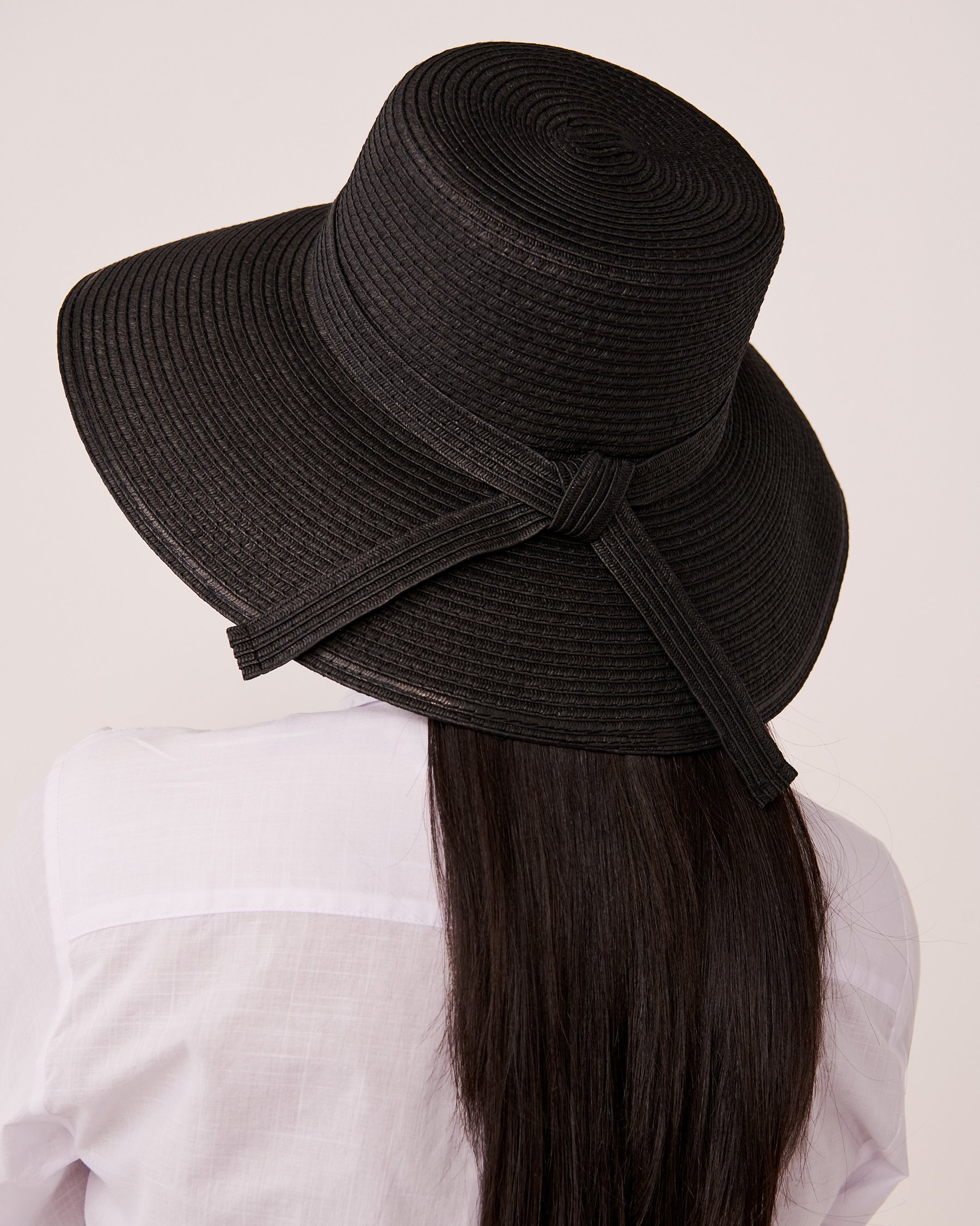 LA VIE EN ROSE AQUA Hampton Hat Black 80500062 - View2