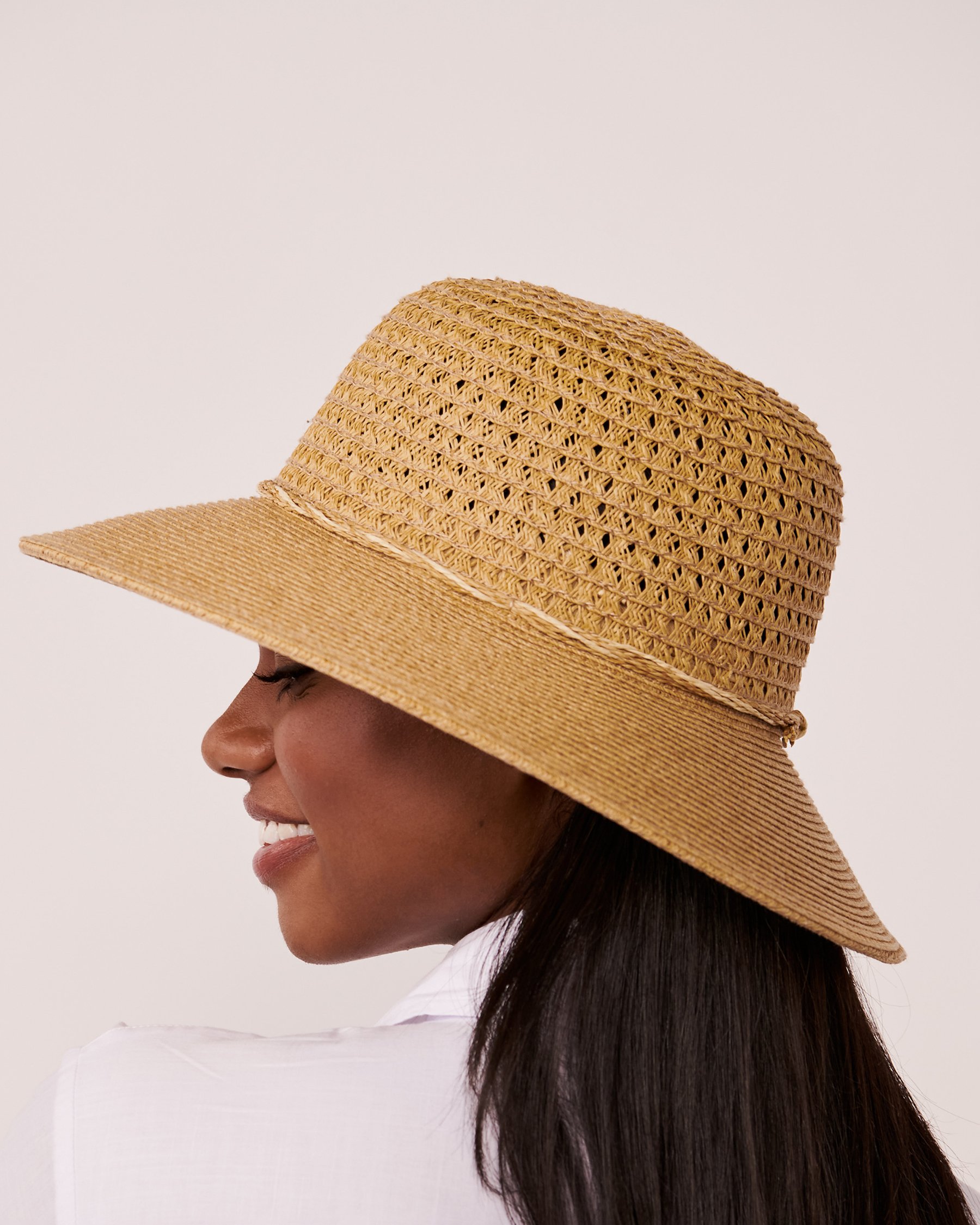 LA VIE EN ROSE AQUA Bucket Hat Dark natural 80500069 - View2