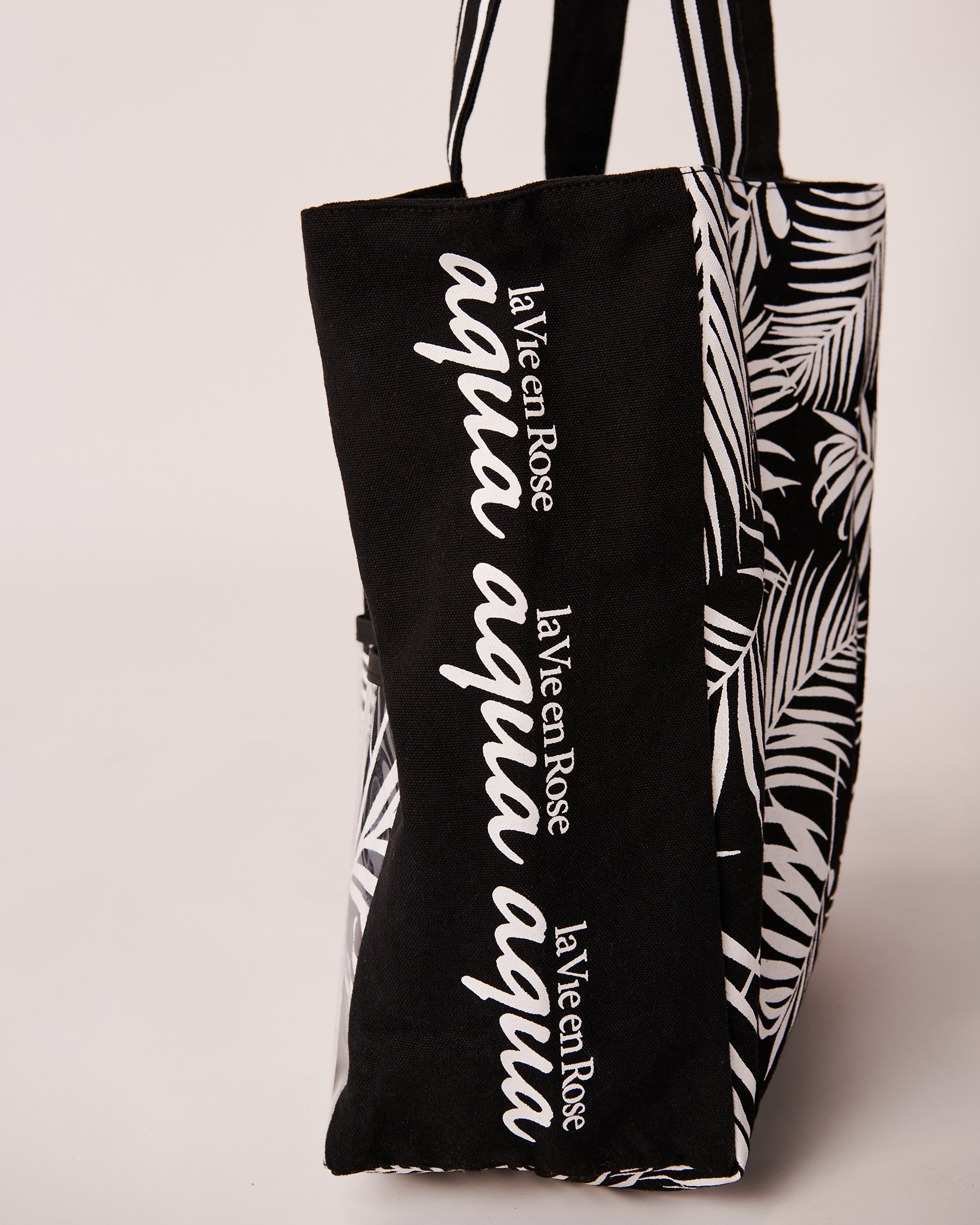 LA VIE EN ROSE AQUA Grand sac à imprimé Feuillage 80500064 - Voir4