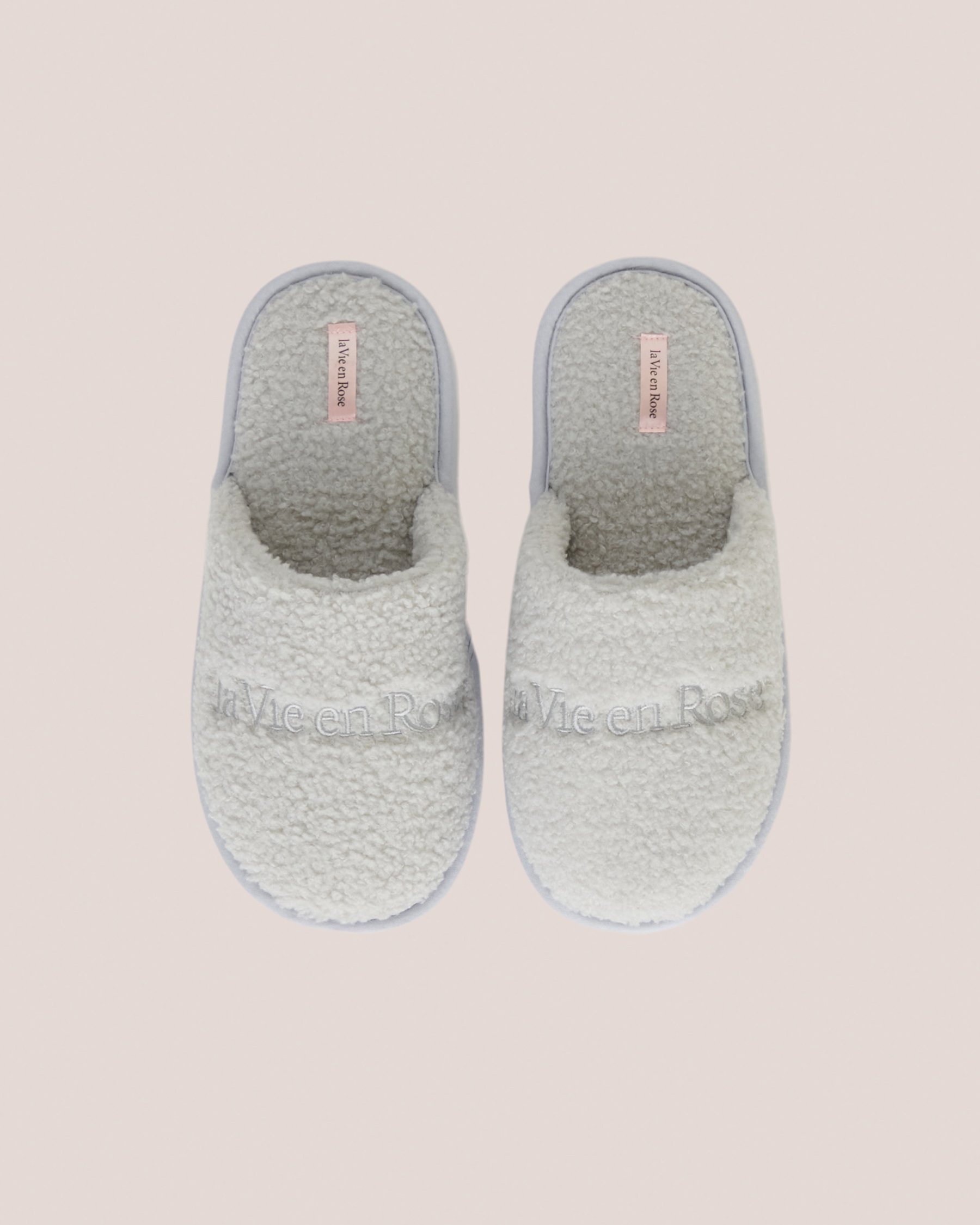 LA VIE EN ROSE Memory Foam Clog Slippers Silver grey 40700250 - View3