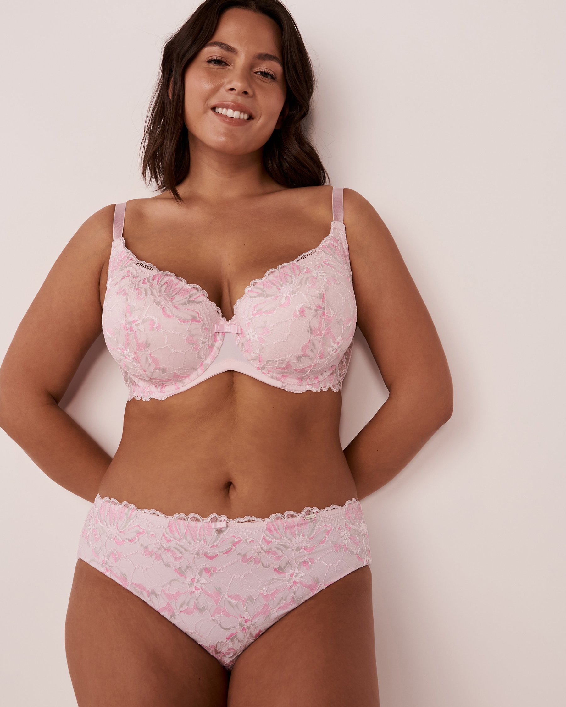 LA VIE EN ROSE Lightly Lined Demi Bra Ballerina pink 10200231 - View1