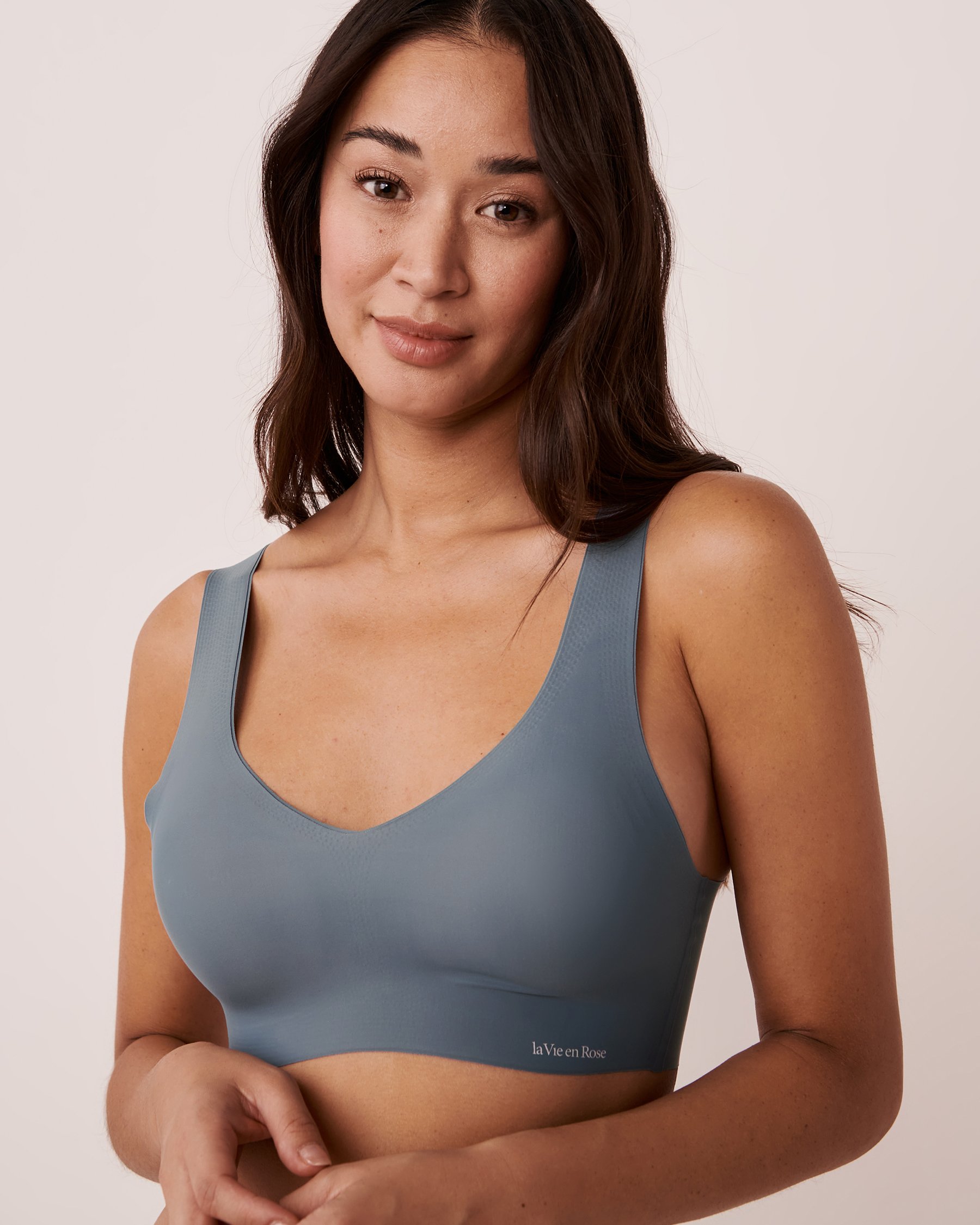 LA VIE EN ROSE Cami lounge doublure légère Bleu glacial 10200235 - View1