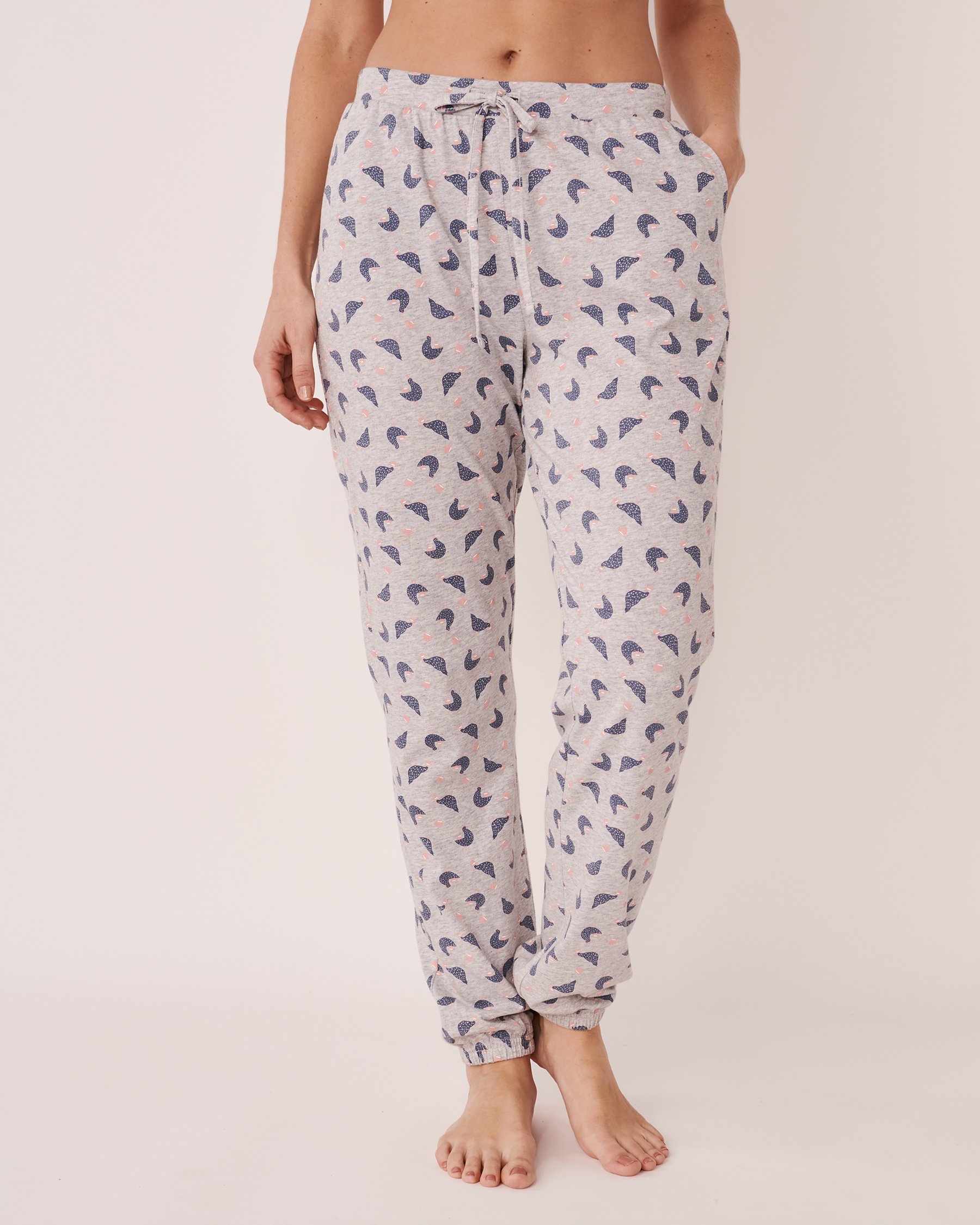 LA VIE EN ROSE Cotton Pyjama Pants Cute chicken 40200397 - View1