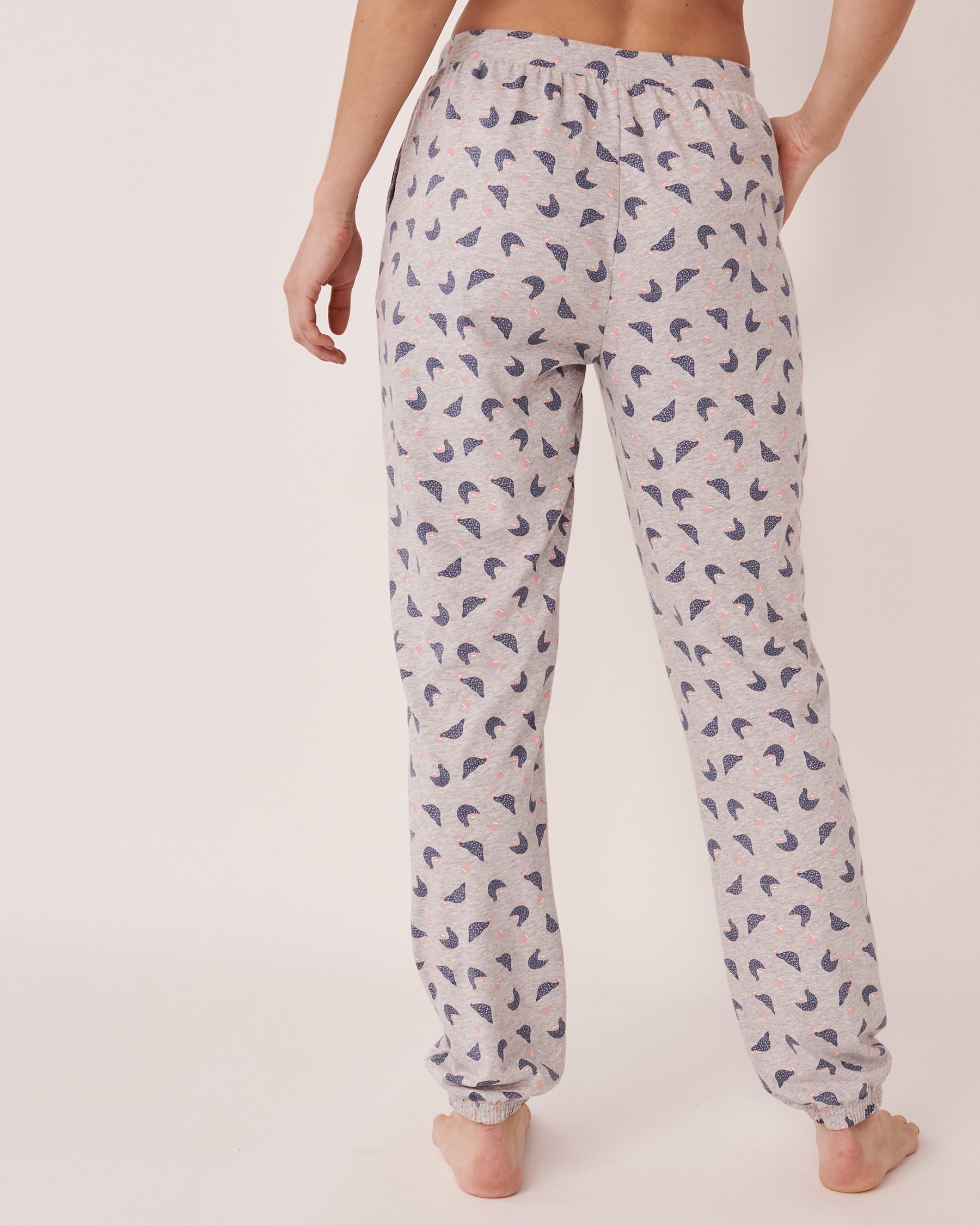 LA VIE EN ROSE Cotton Pyjama Pants Cute chicken 40200397 - View2