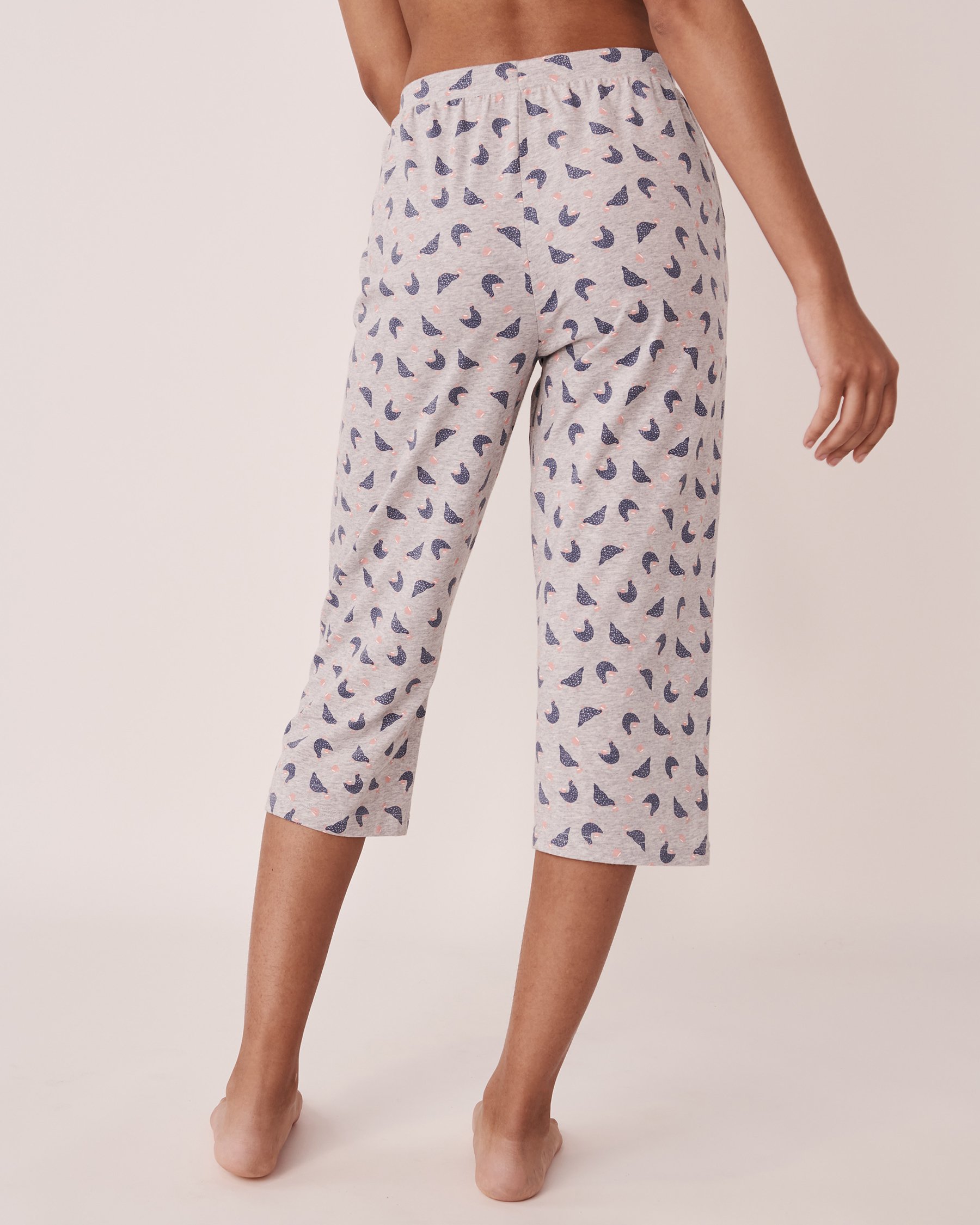 Blanc FEMME Pantalon cigarette avec taille élastique et jambes droites