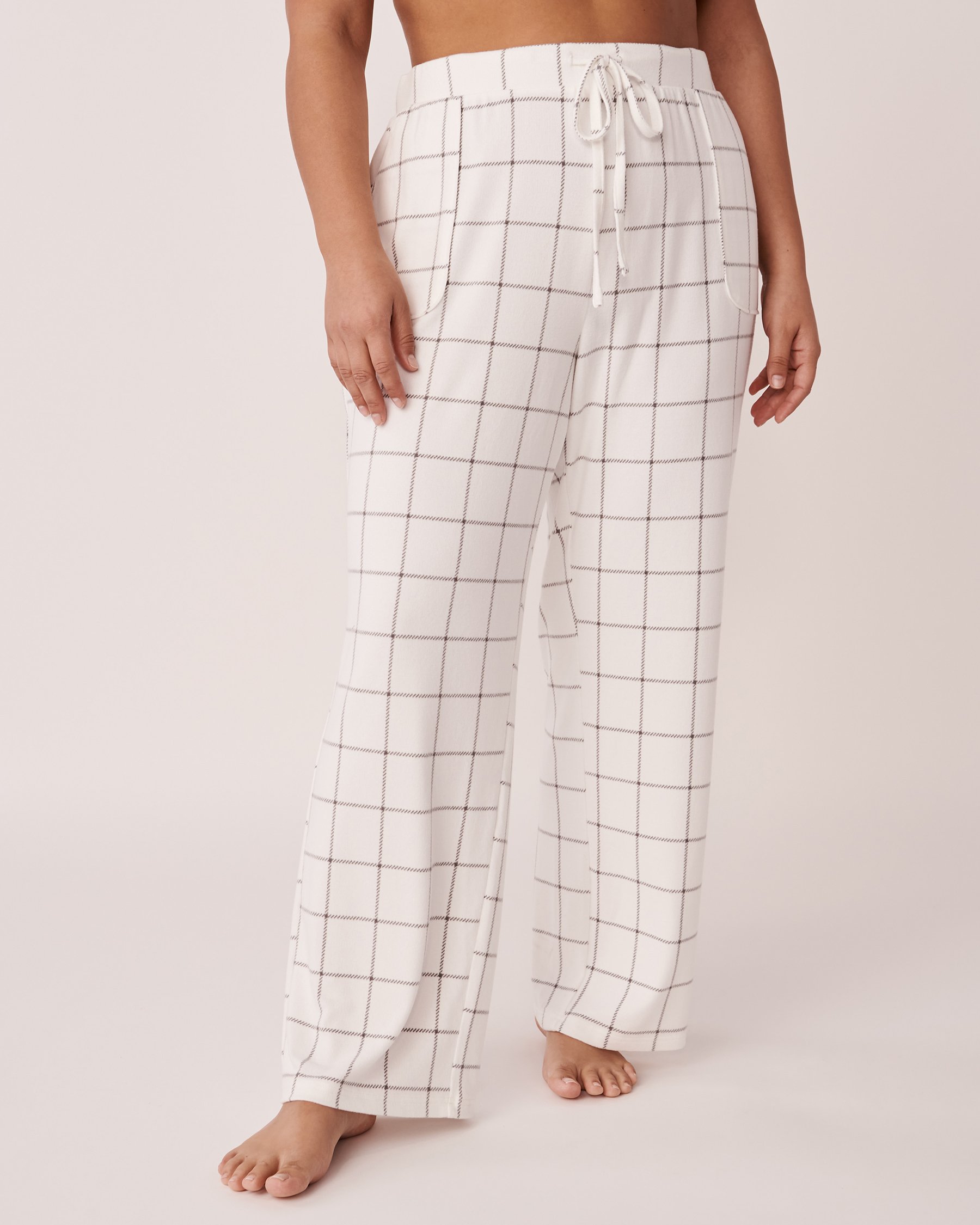 LA VIE EN ROSE Recycled Fibers Wide Leg Pants Tile 40200380 - View1