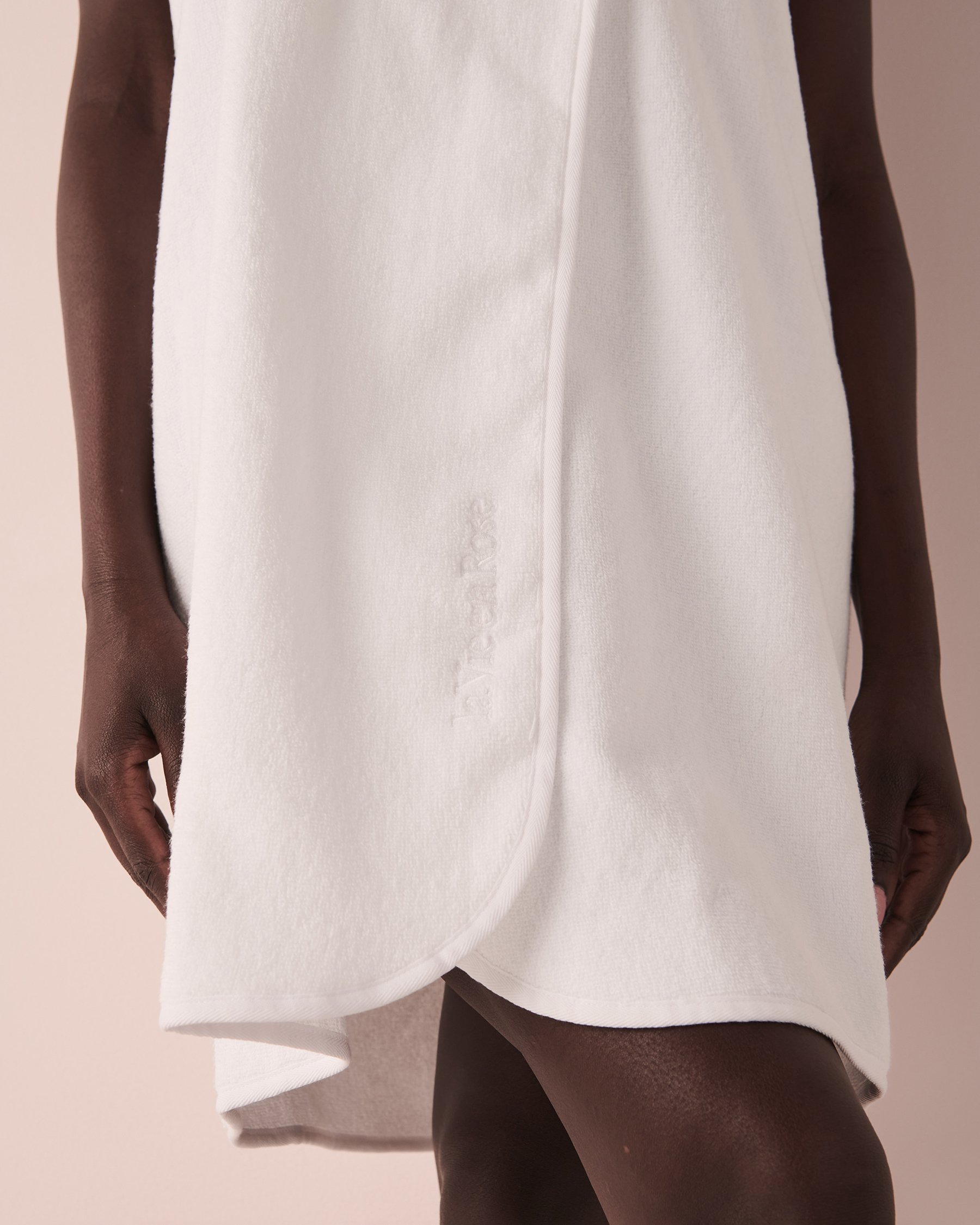 LA VIE EN ROSE Terry Spa Wrap White 40600120 - View5