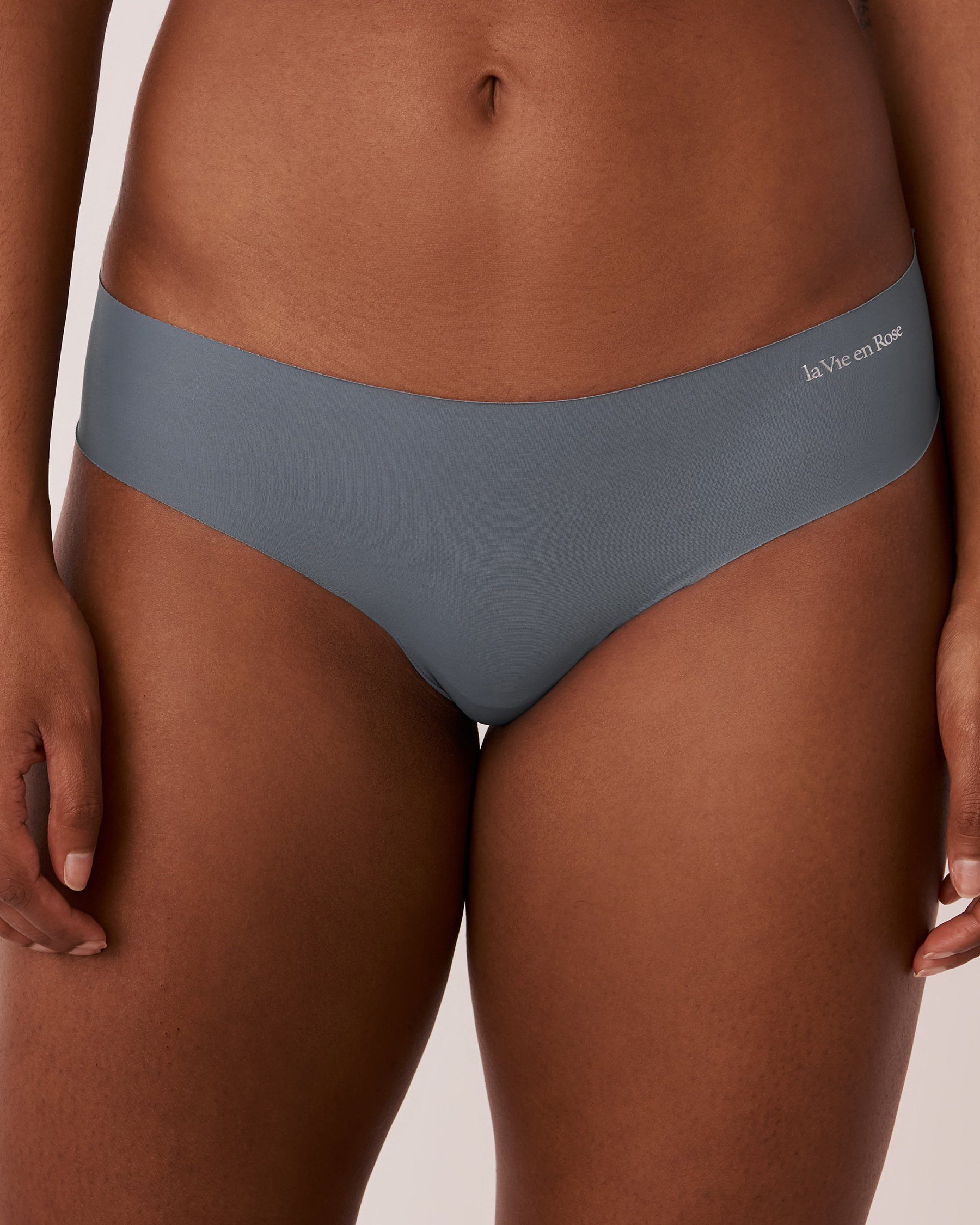 LA VIE EN ROSE Culotte cheeky microfibre invisible Bleu glacial 20200291 - Voir1