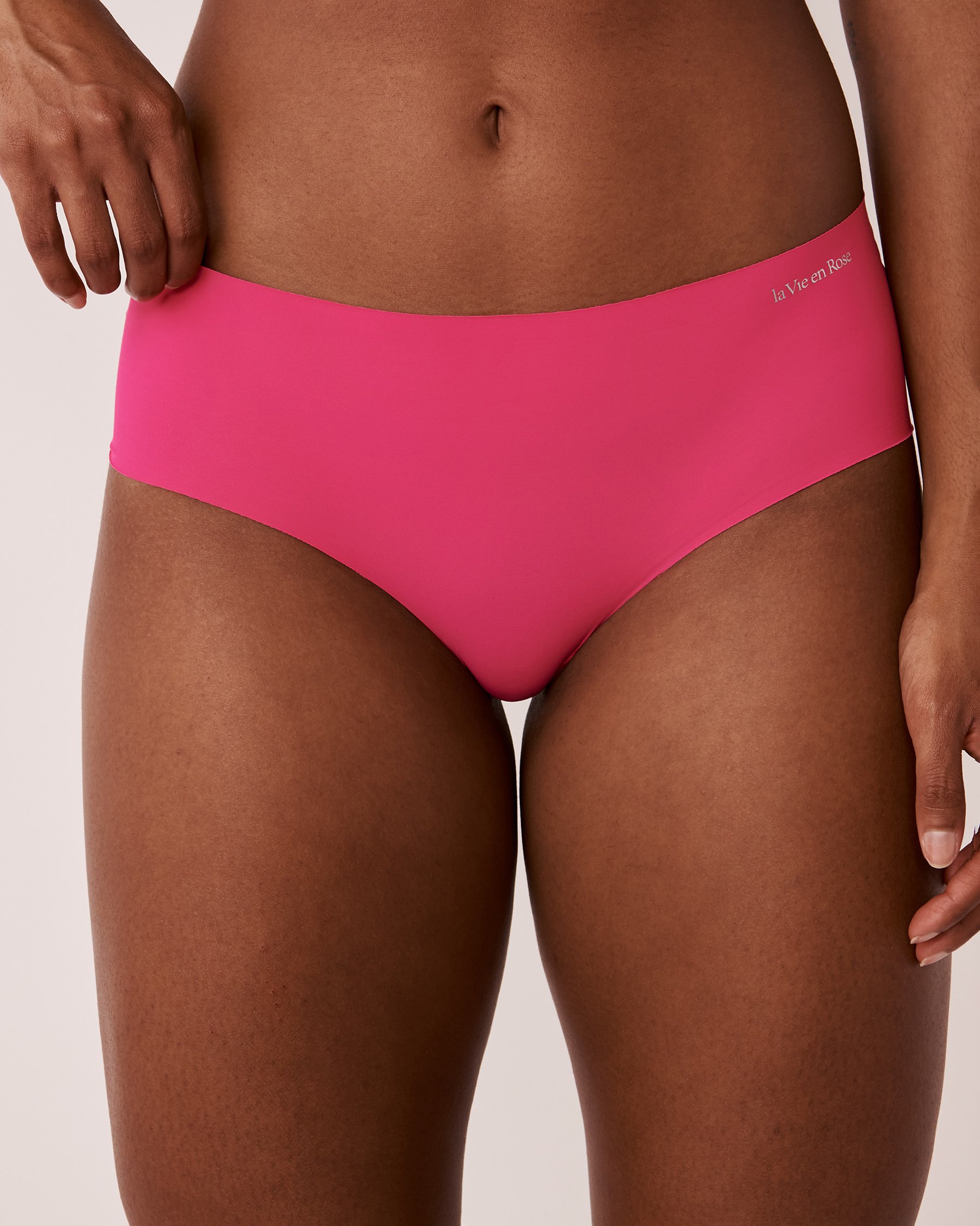 LA VIE EN ROSE Culotte aux hanches microfibre invisible Fuchsia éclatant 20200292 - View1