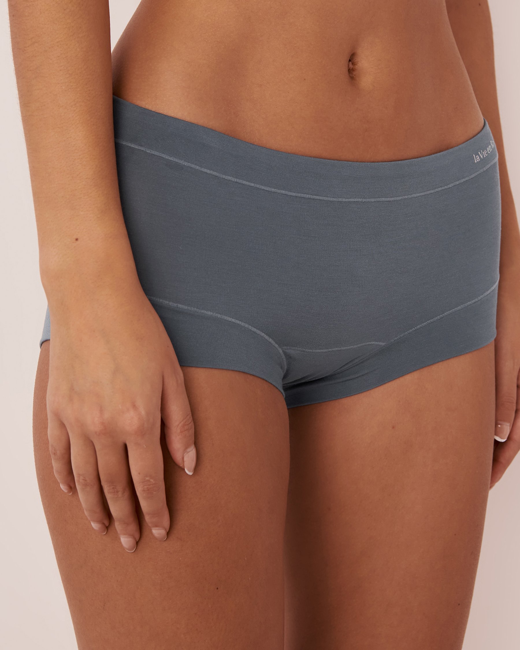 LA VIE EN ROSE Modal Boyleg Panty Icy blue 20200293 - View1