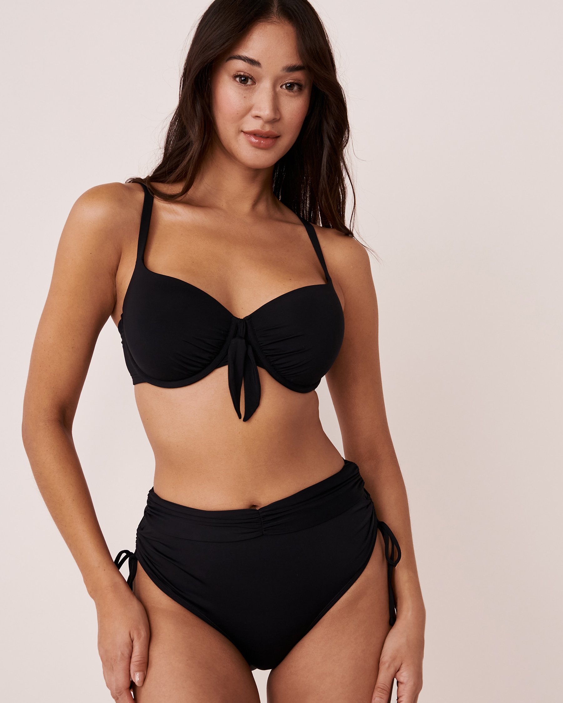 LA VIE EN ROSE AQUA Haut de bikini balconnet bonnet D SOLID Noir 70200065 - View1
