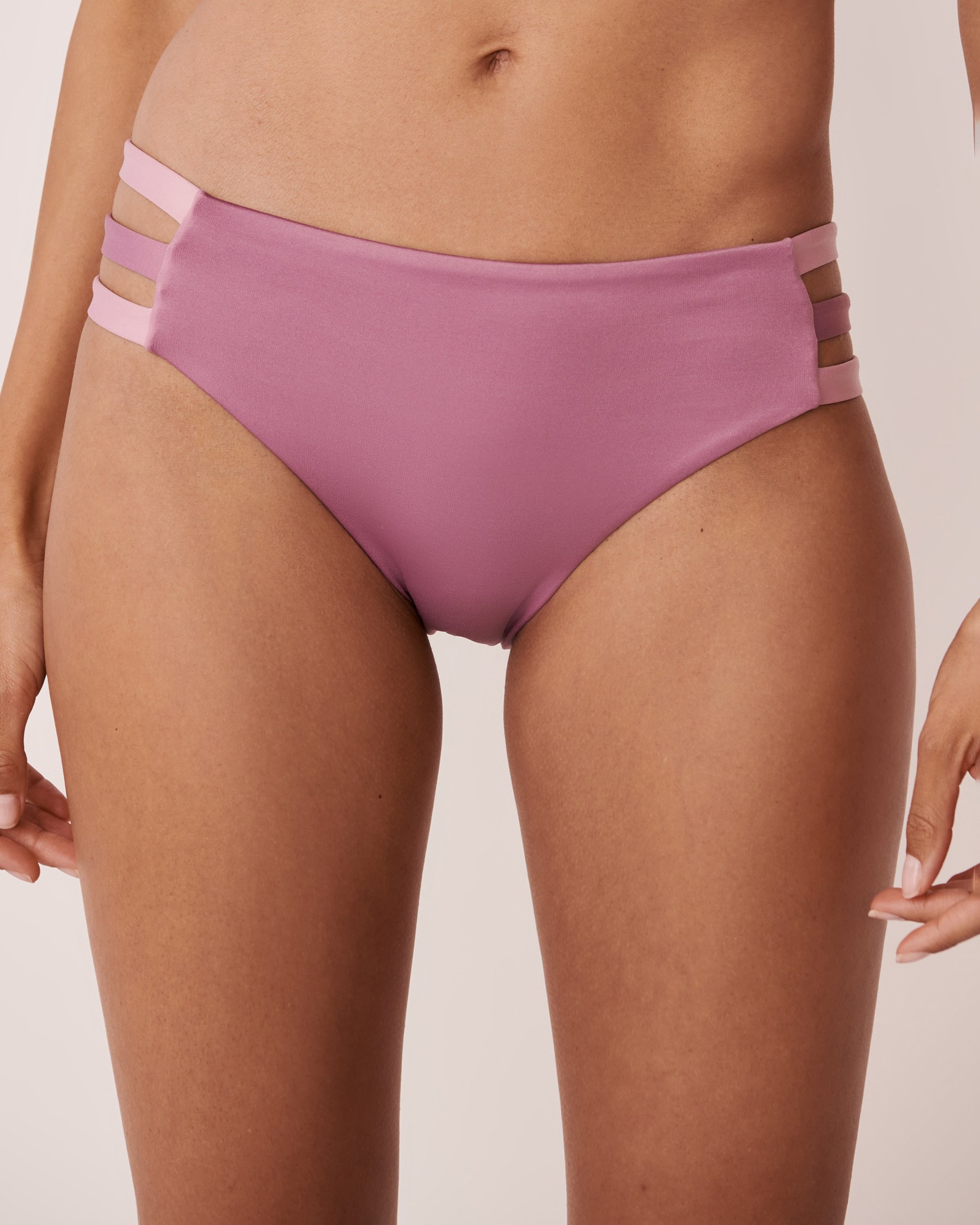 LA VIE EN ROSE AQUA Bas de bikini cheeky EYE CATCHING Bruine mauve 70300339 - Voir1