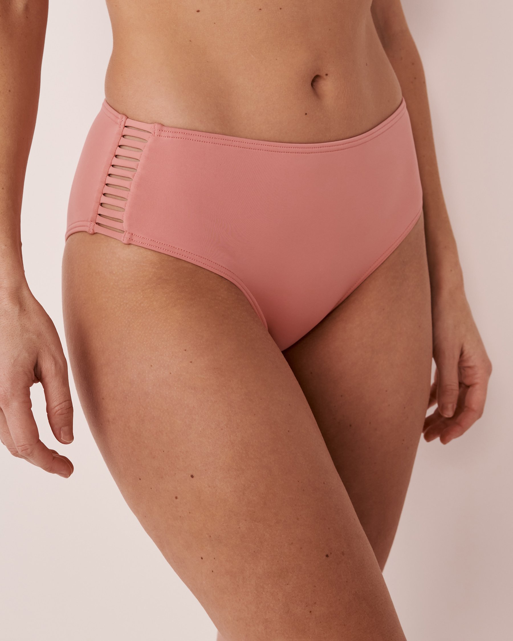 LA VIE EN ROSE AQUA SOLID Side Bands Bikini Bottom Vintage pink 70300355 - View1