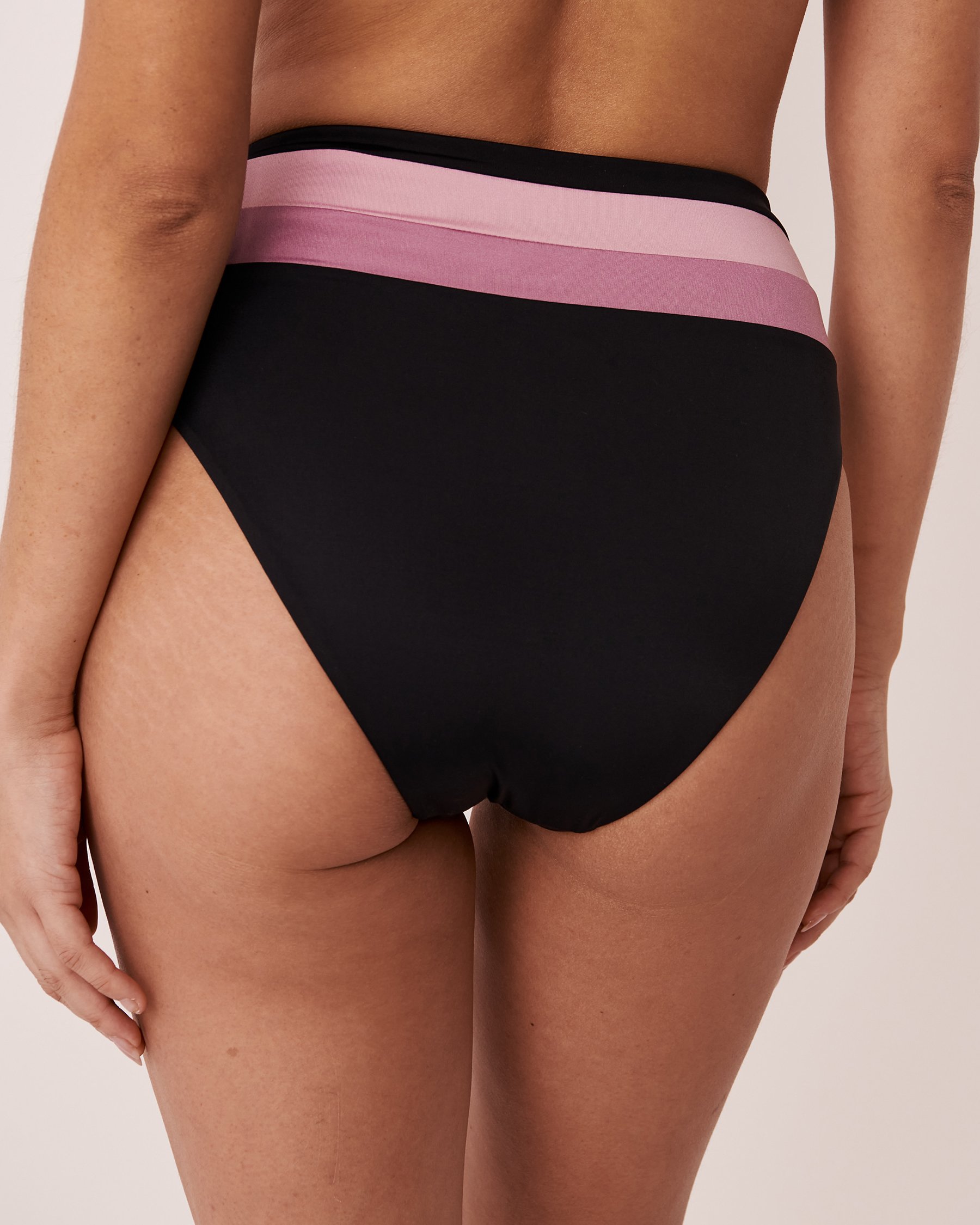 LA VIE EN ROSE AQUA Bas de bikini taille haute EYE CATCHING Bruine mauve 70300340 - View2