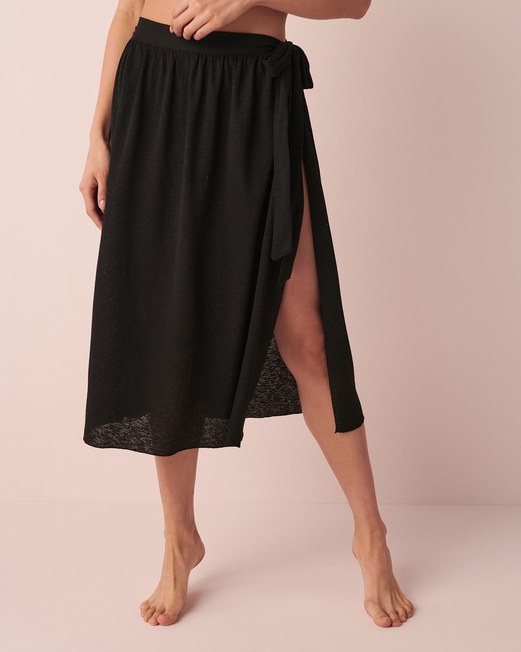 LA VIE EN ROSE AQUA Pareo Black 80200032 - View3