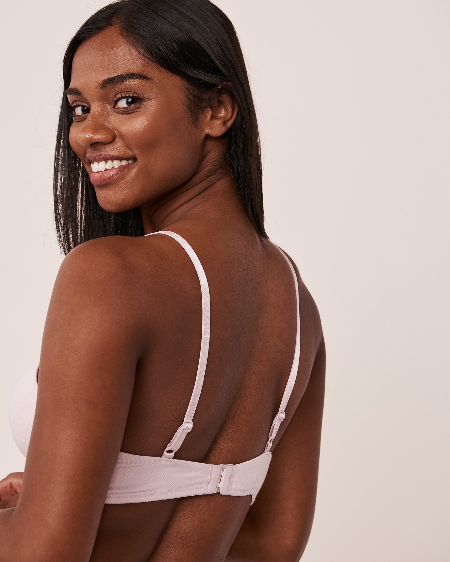 LA VIE EN ROSE Soutien-gorge doublure légère sans armatures en modal Lilas pâle 10200240 - Voir2