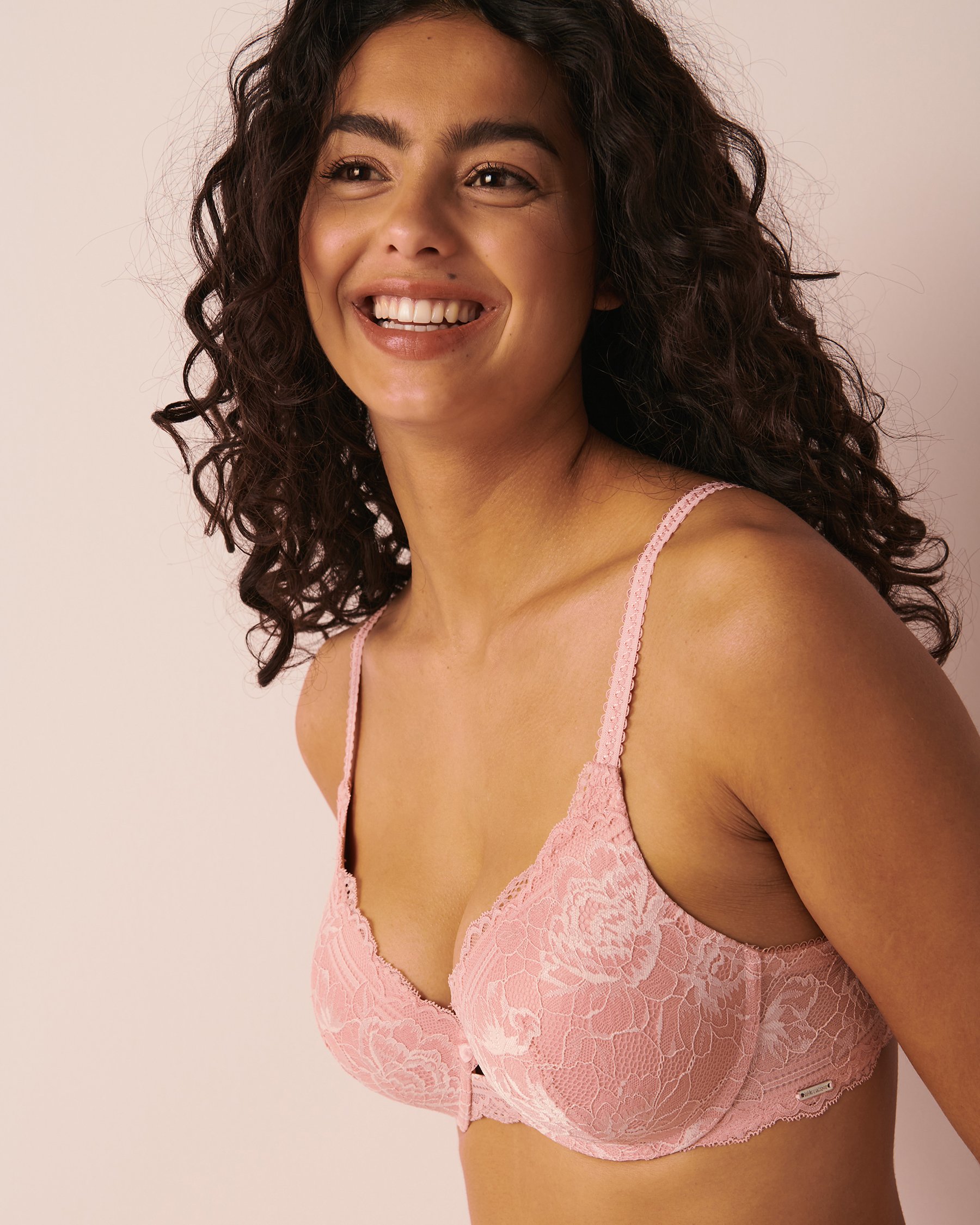 LA VIE EN ROSE Soutien-gorge doublure légère mousse mémoire Vieux rose 10200249 - Voir3