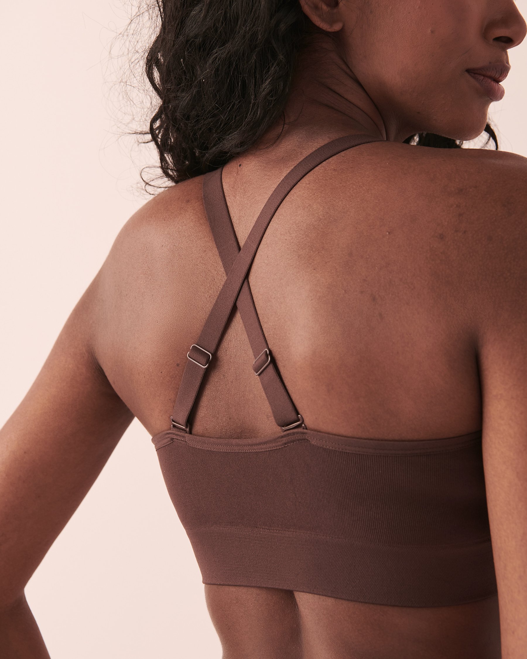 LA VIE EN ROSE Convertible Bandeau Seamless Bra Smooth coffee 10200261 - View4