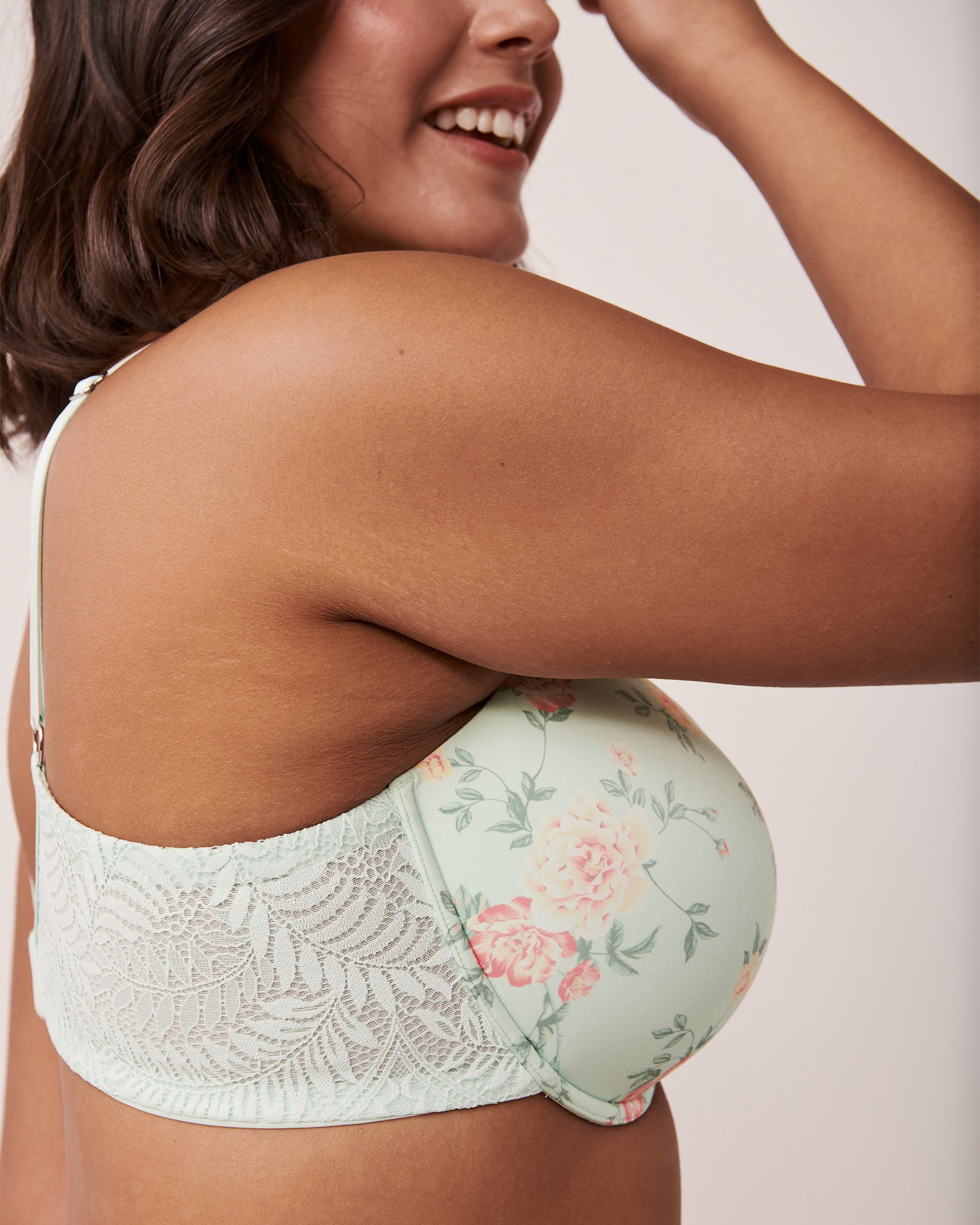 LA VIE EN ROSE Lightly Lined Balconette Flexible Bra English garden 10200254 - View4