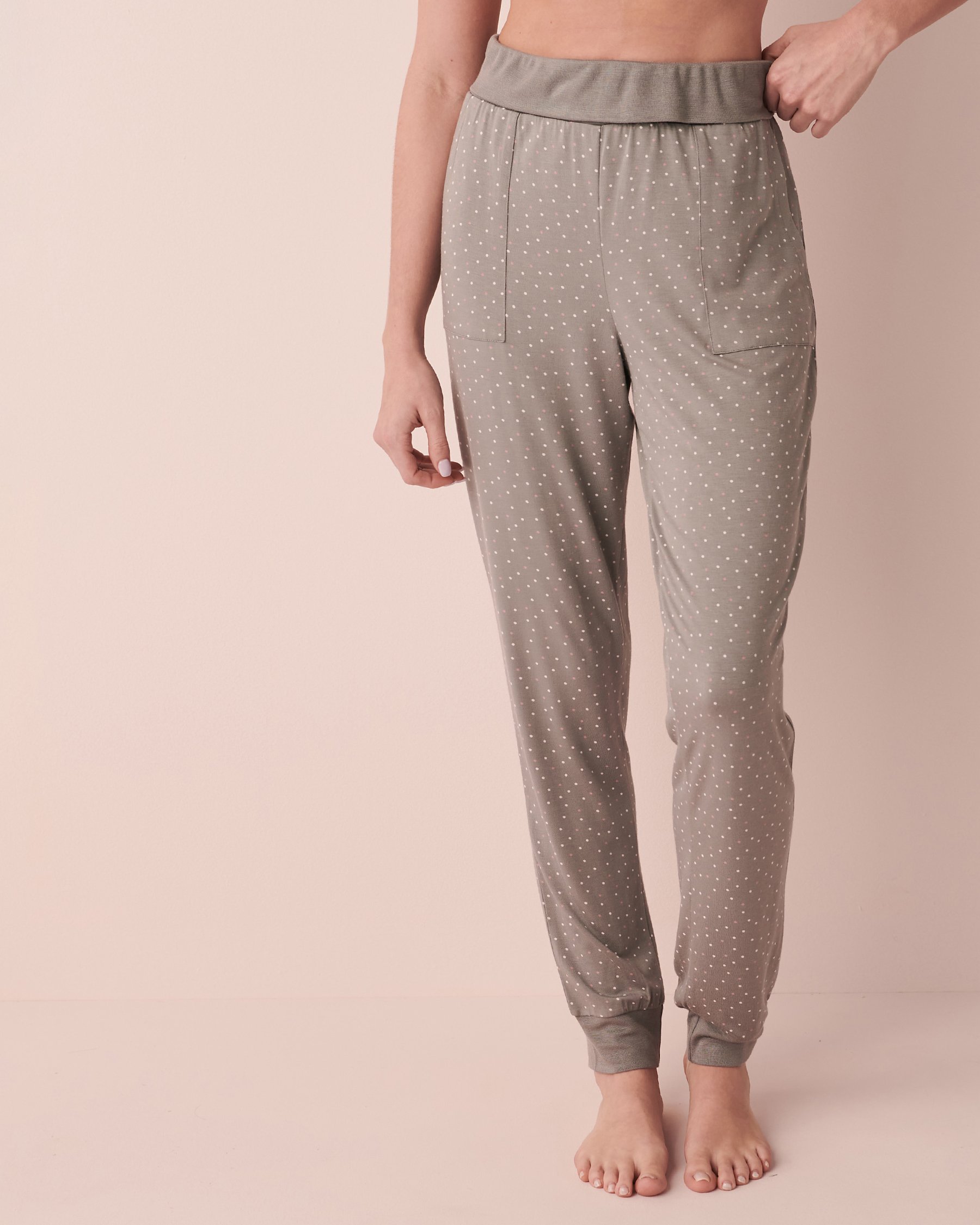LA VIE EN ROSE Bamboo Pants Dots 40200416 - View1