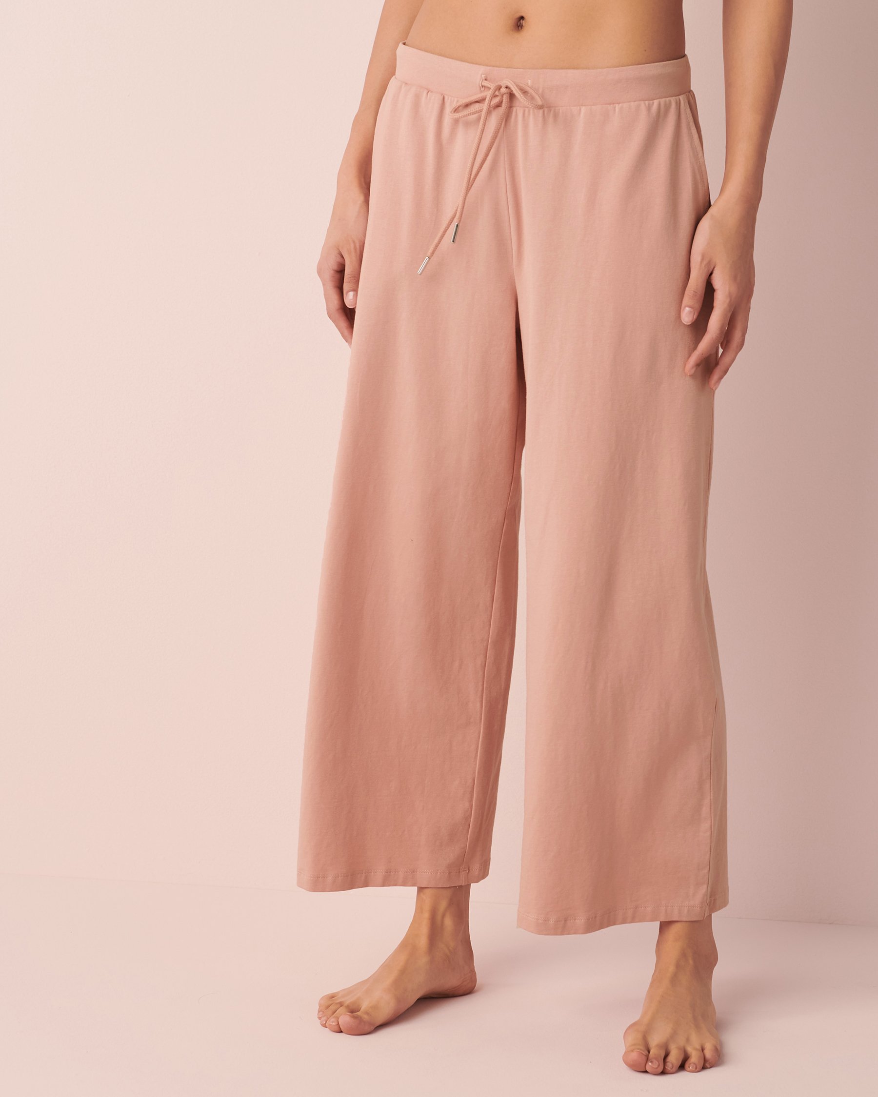 LA VIE EN ROSE Wide Leg 7/8 Pant Old rose 40200398 - View3