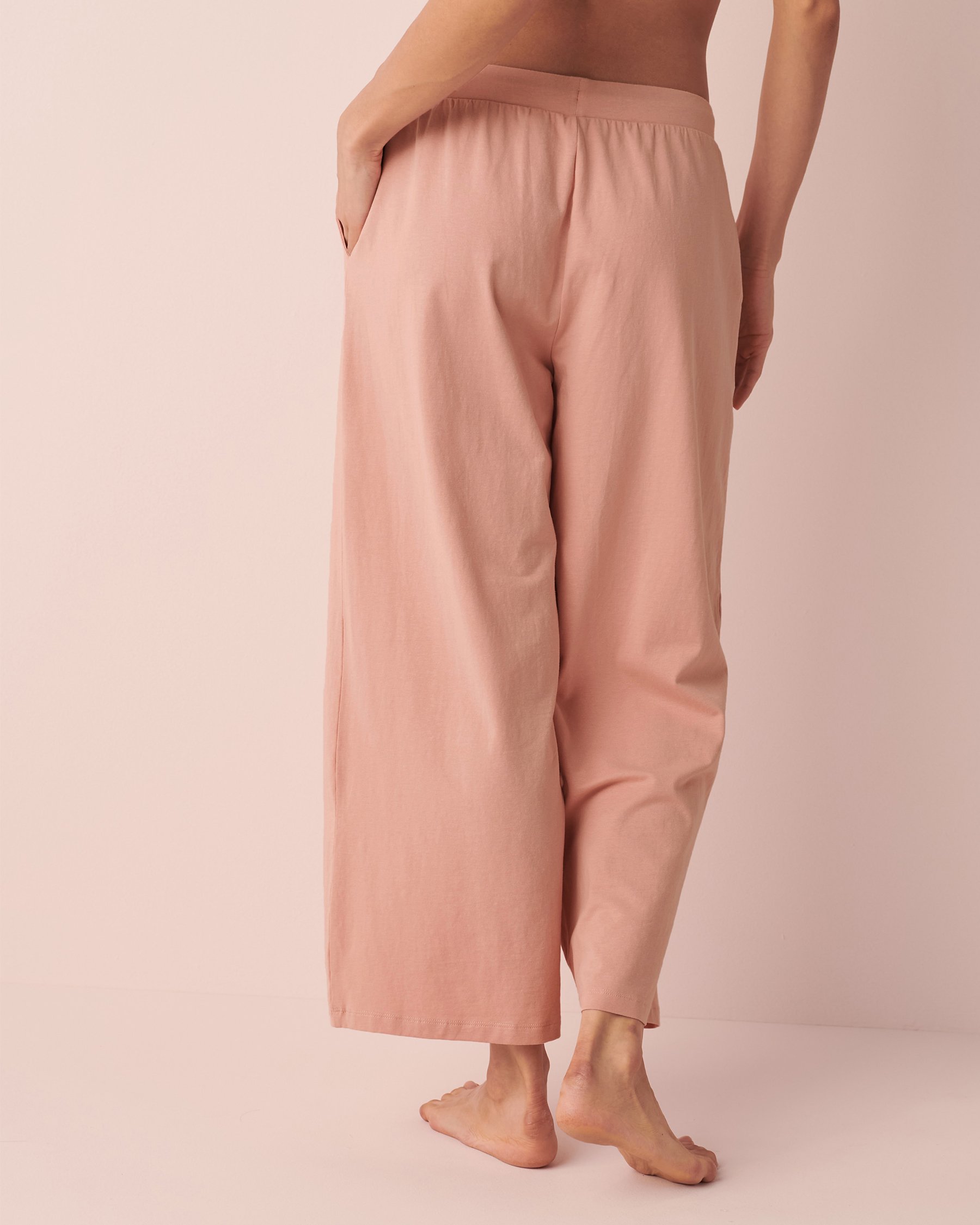 LA VIE EN ROSE Wide Leg 7/8 Pant Old rose 40200398 - View4