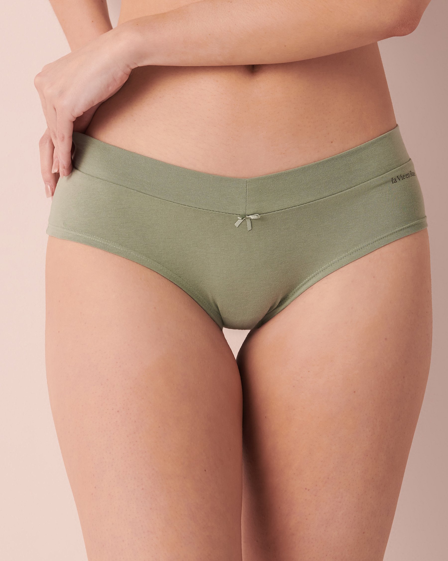 LA VIE EN ROSE 6-Pack Cotton Hiphugger Panty Multicolor 20100297-6PK - View2