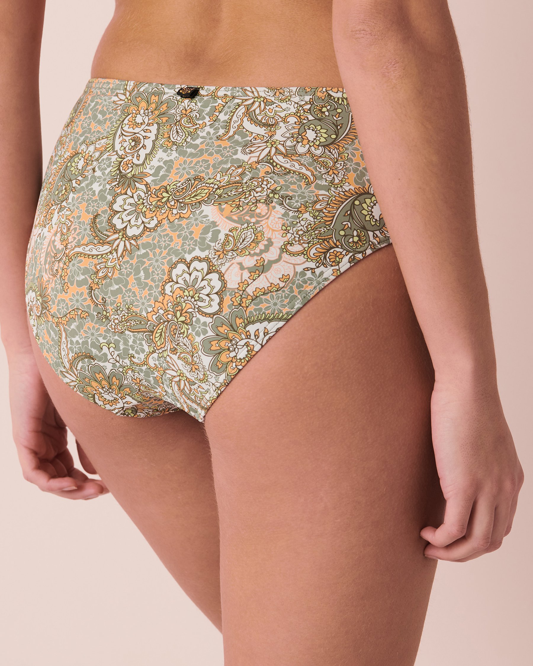 LA VIE EN ROSE AQUA MODERN PAISLEY Laced Bikini Bottom Paisley 70300374 - View3
