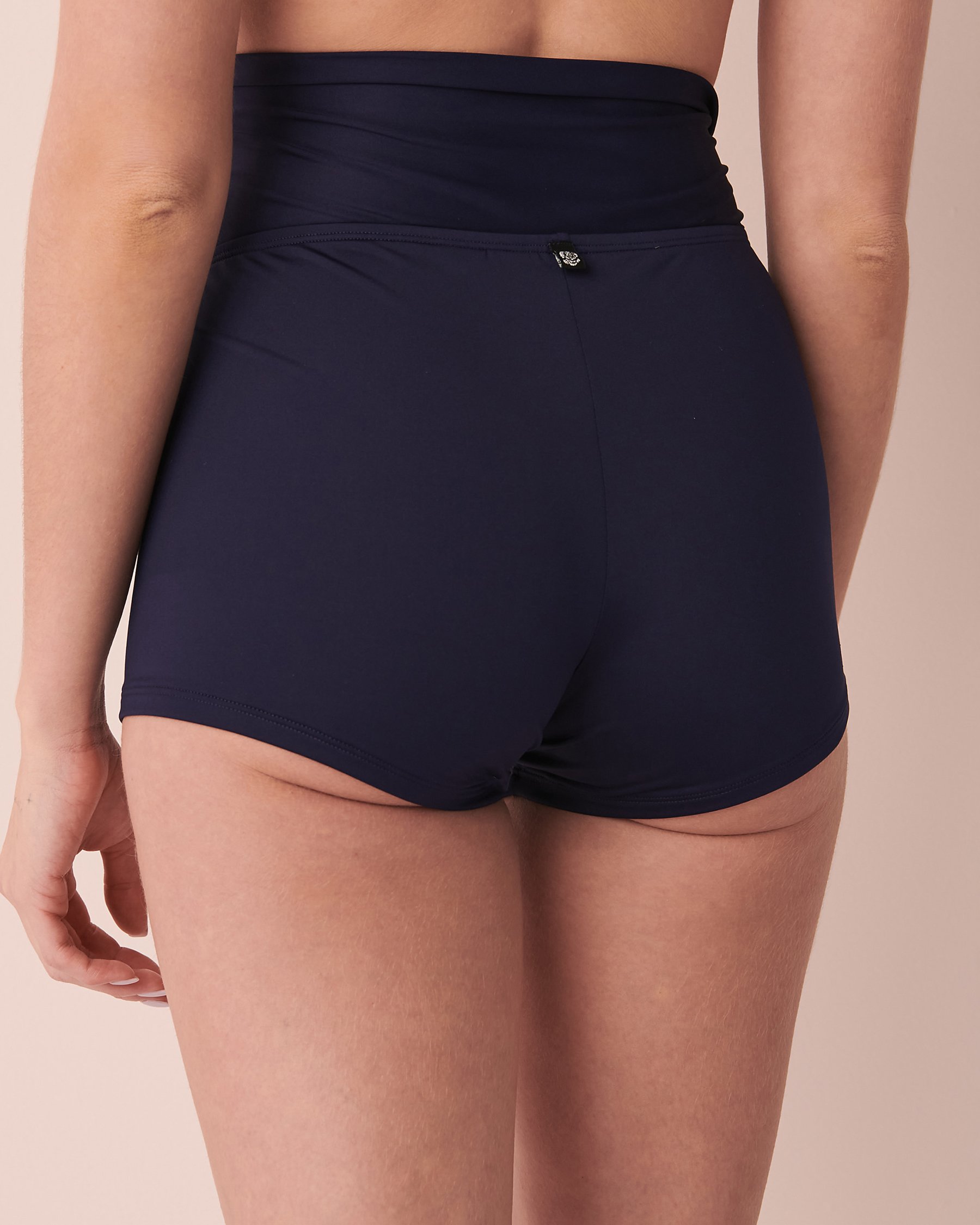 LA VIE EN ROSE AQUA EVENING BLUE Recycled Fibers Boyleg Bikini Bottom Midnight blue 70300385 - View4